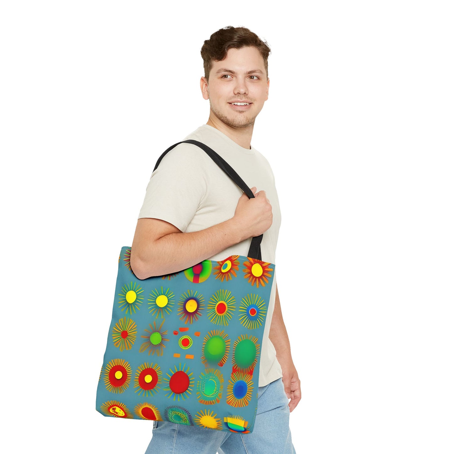 Sun Pattern Tote Bag