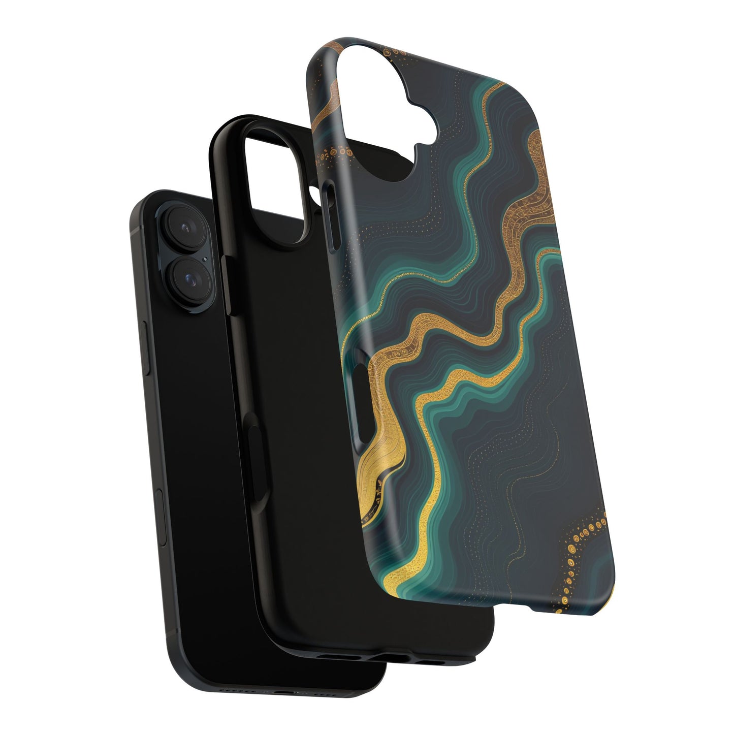 Elegant Phone Case, Geode Phone Protector, Stylish Protective Cover, Unique Gift for Him, Trendy Tech Accessory