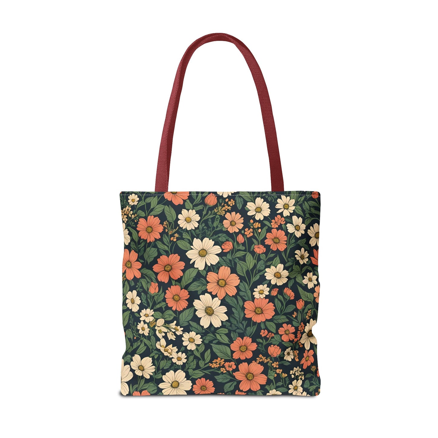 Tote Bag Floral Design Shopping Carry Travel Bag