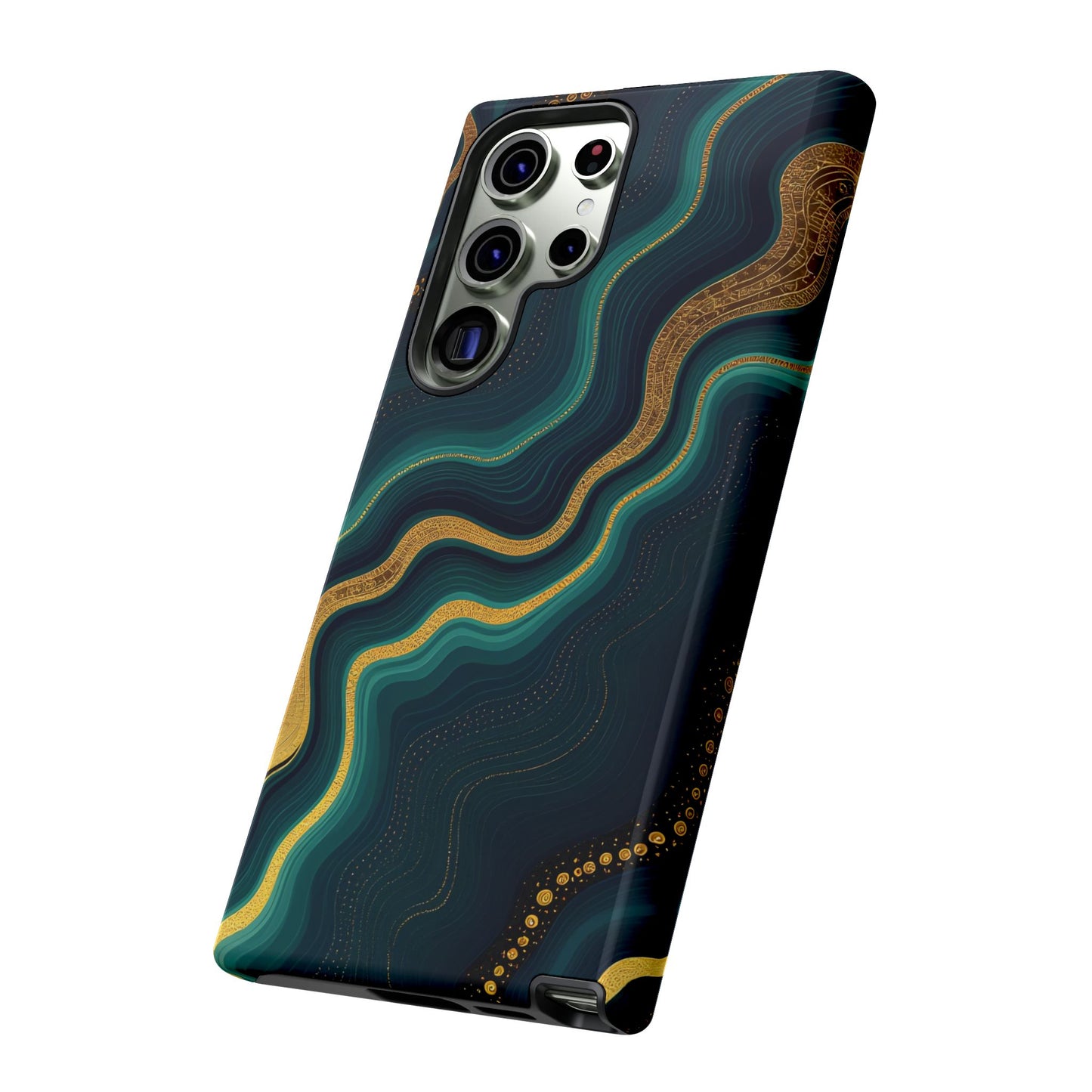 Elegant Phone Case, Geode Phone Protector, Stylish Protective Cover, Unique Gift for Him, Trendy Tech Accessory