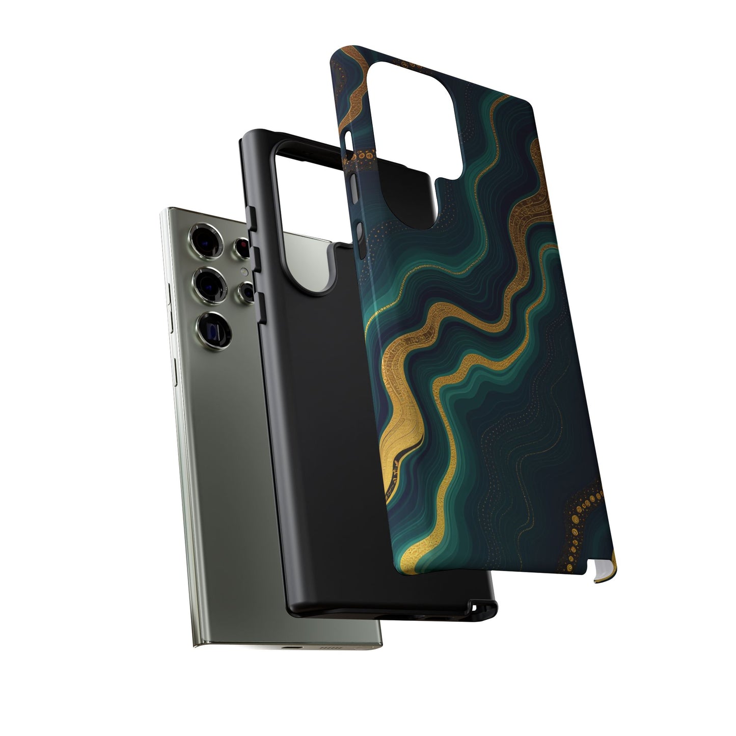 Elegant Phone Case, Geode Phone Protector, Stylish Protective Cover, Unique Gift for Him, Trendy Tech Accessory
