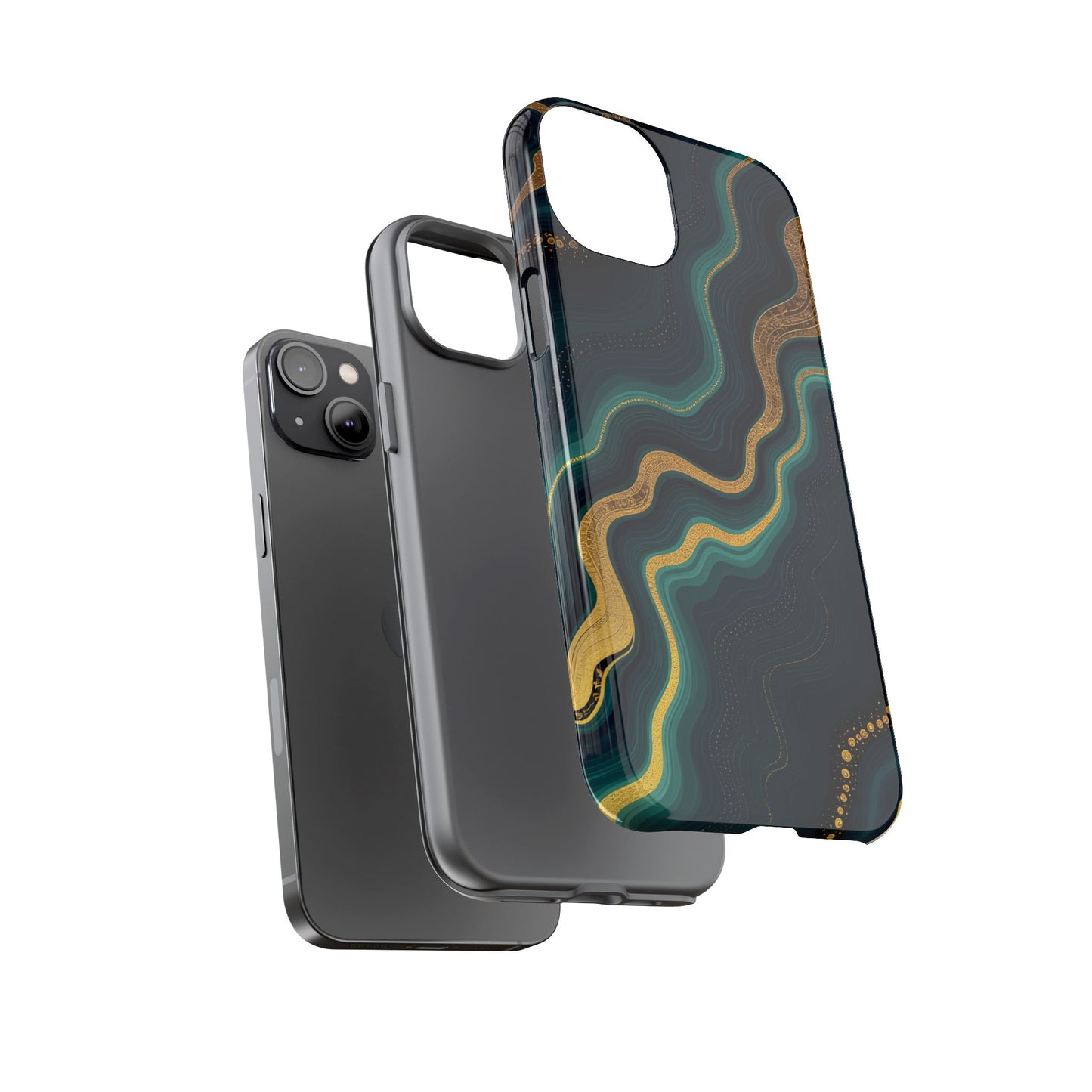 Elegant Phone Case, Geode Phone Protector, Stylish Protective Cover, Unique Gift for Him, Trendy Tech Accessory