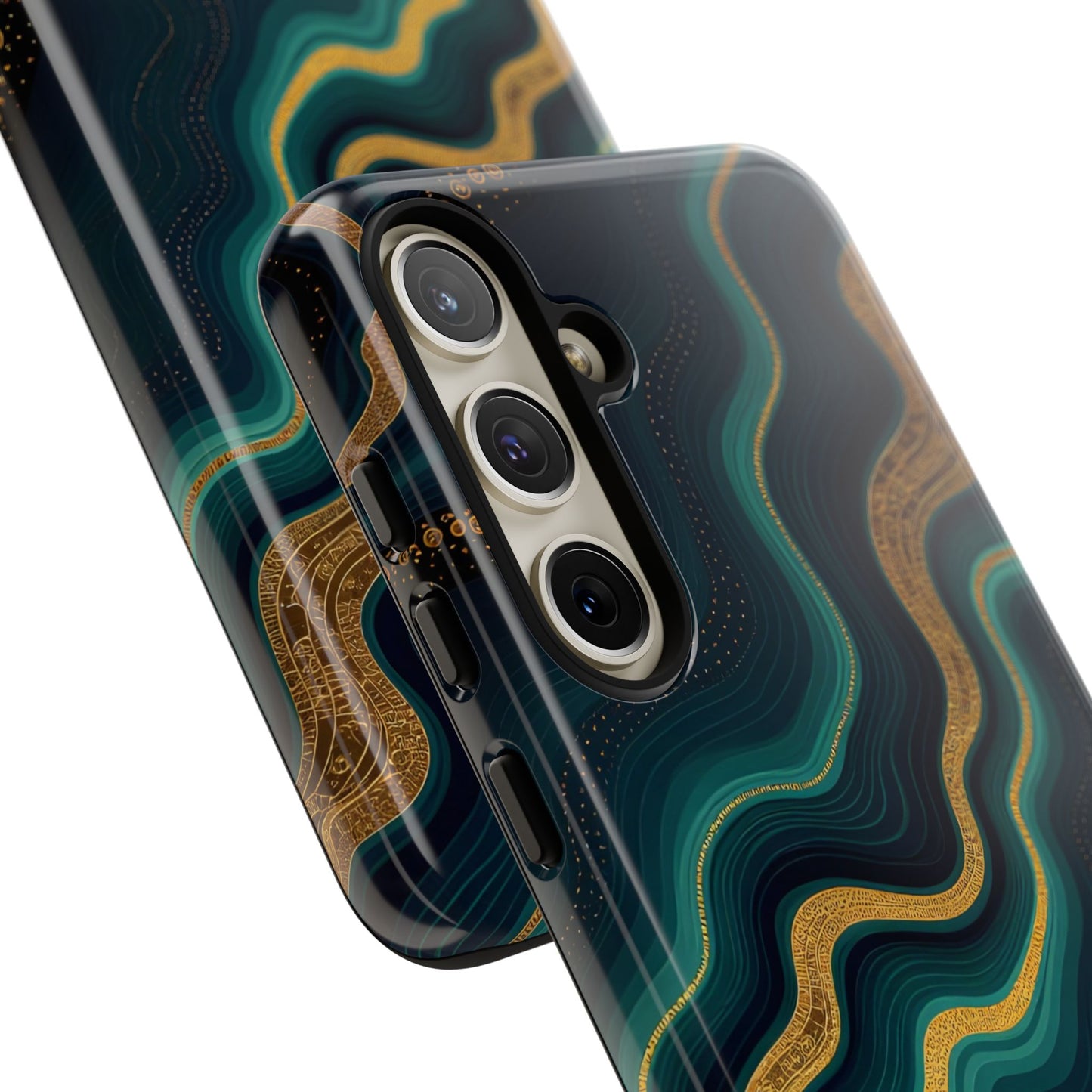 Elegant Phone Case, Geode Phone Protector, Stylish Protective Cover, Unique Gift for Him, Trendy Tech Accessory
