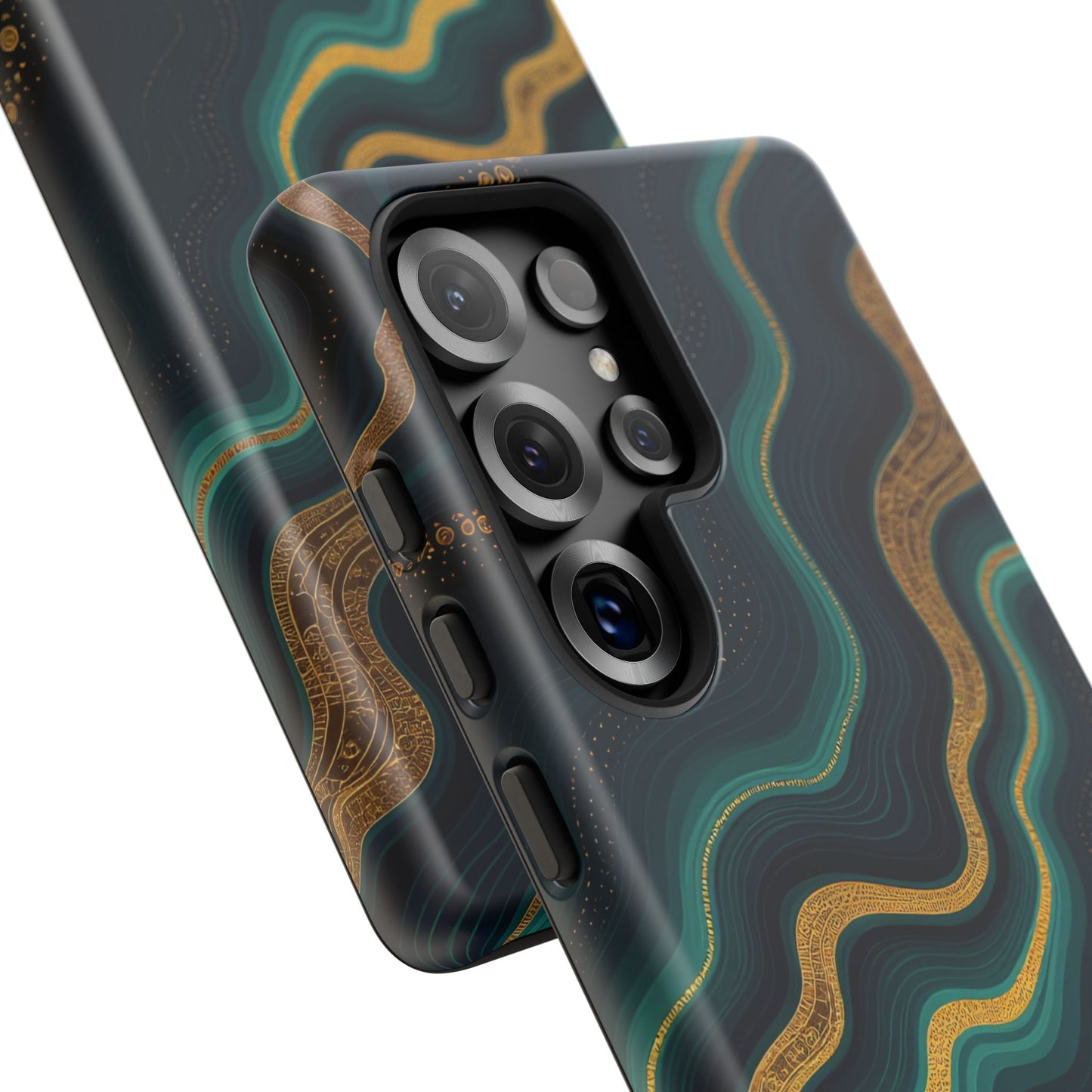 Elegant Phone Case, Geode Phone Protector, Stylish Protective Cover, Unique Gift for Him, Trendy Tech Accessory