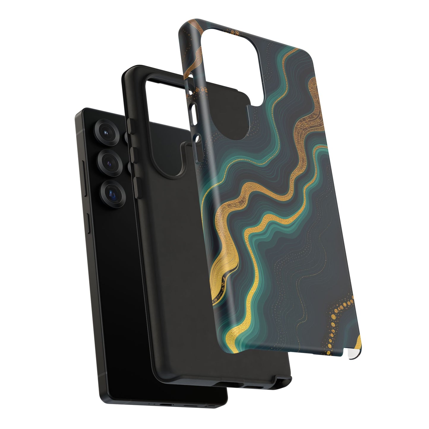 Elegant Phone Case, Geode Phone Protector, Stylish Protective Cover, Unique Gift for Him, Trendy Tech Accessory