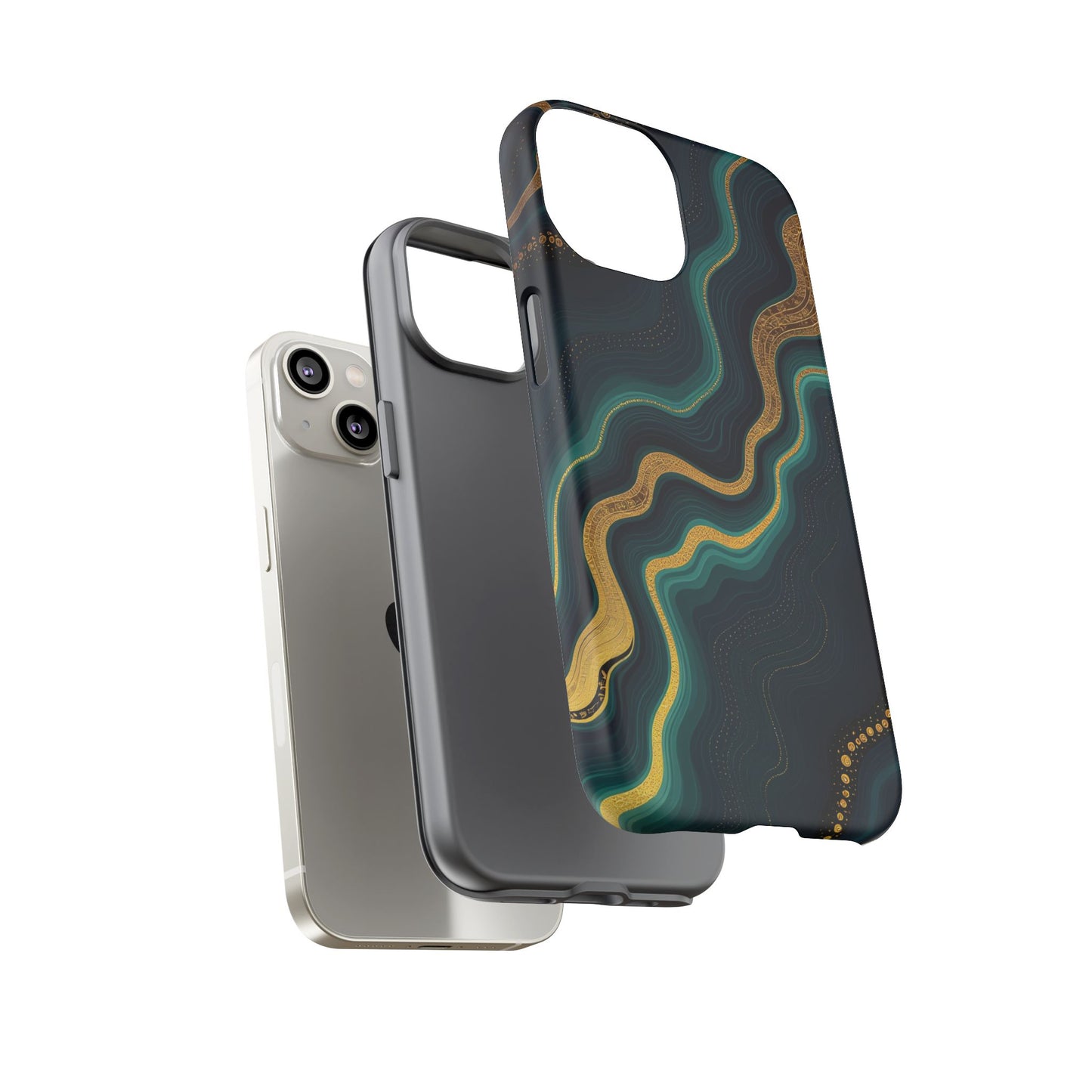 Elegant Phone Case, Geode Phone Protector, Stylish Protective Cover, Unique Gift for Him, Trendy Tech Accessory
