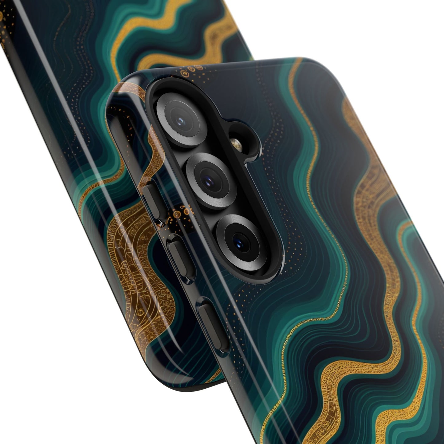 Elegant Phone Case, Geode Phone Protector, Stylish Protective Cover, Unique Gift for Him, Trendy Tech Accessory
