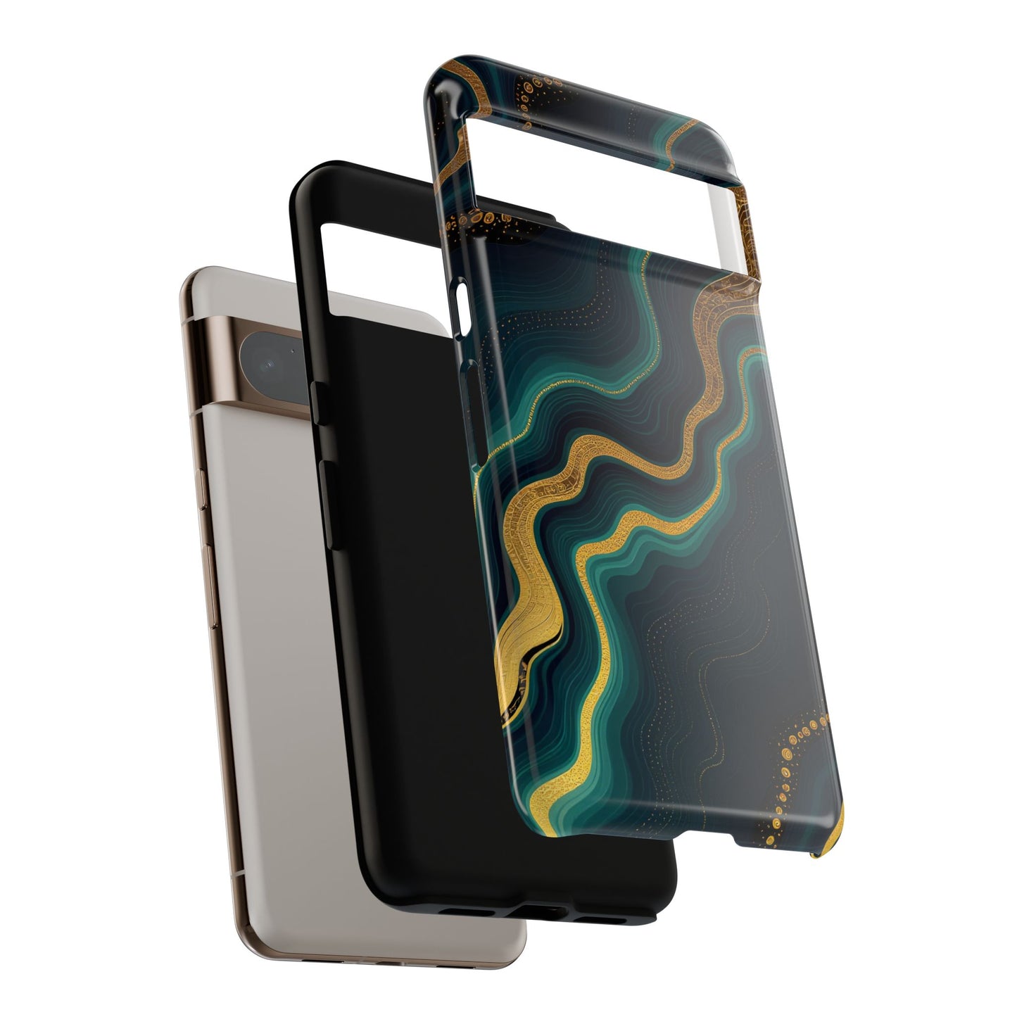 Elegant Phone Case, Geode Phone Protector, Stylish Protective Cover, Unique Gift for Him, Trendy Tech Accessory