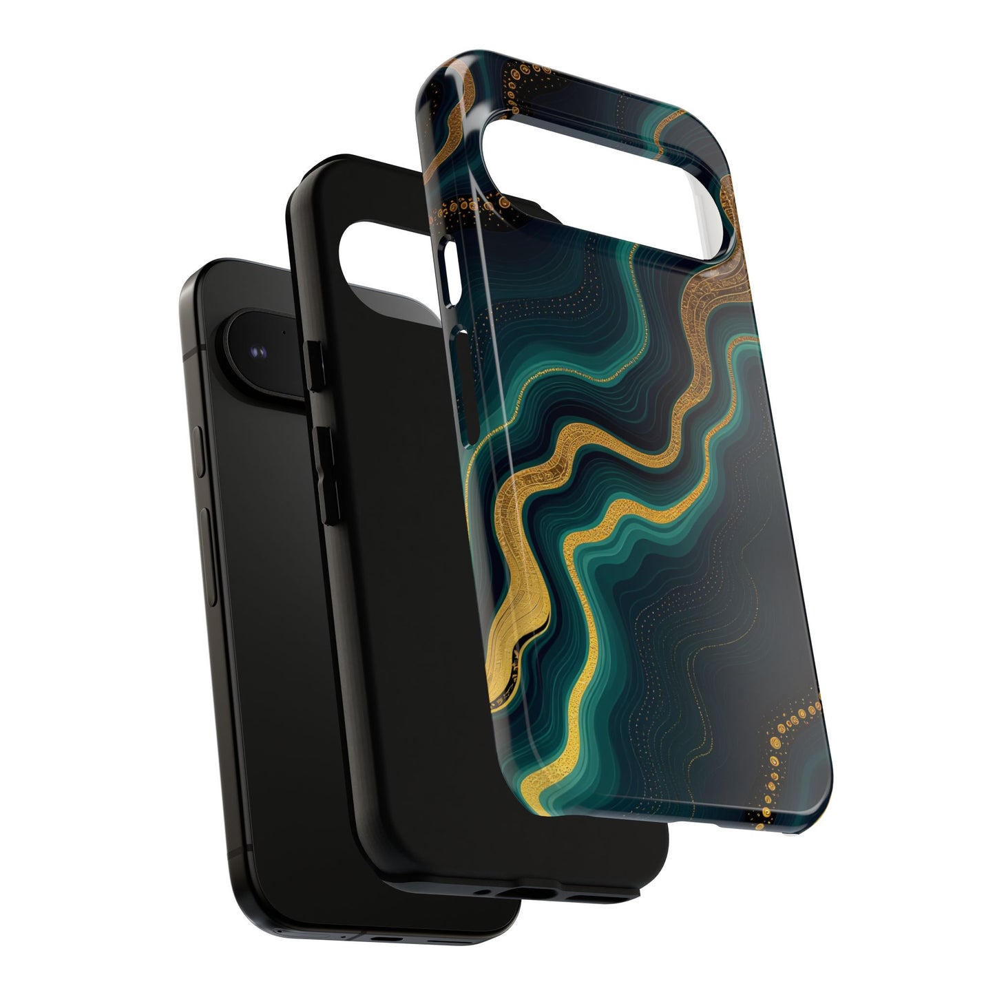 Elegant Phone Case, Geode Phone Protector, Stylish Protective Cover, Unique Gift for Him, Trendy Tech Accessory