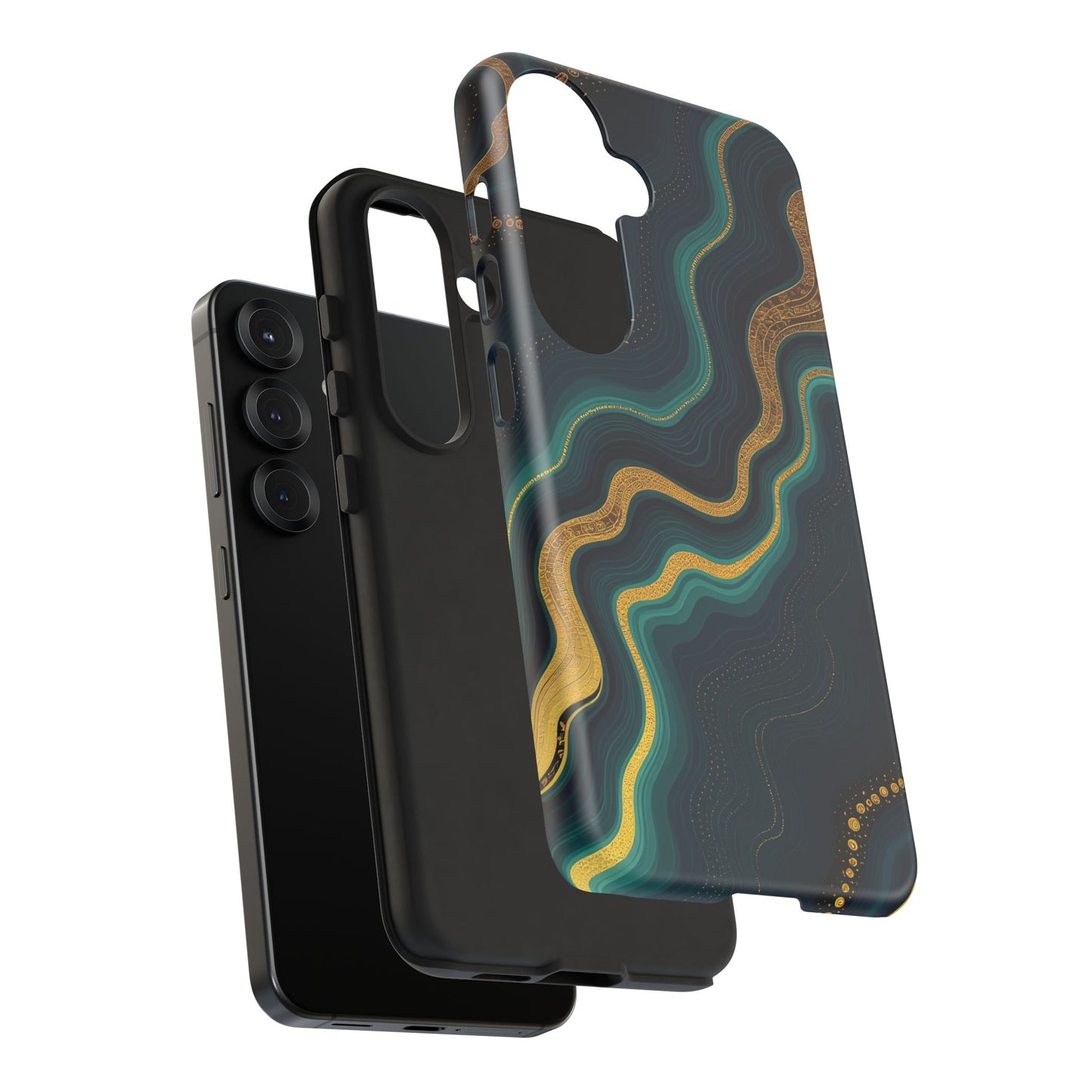 Elegant Phone Case, Geode Phone Protector, Stylish Protective Cover, Unique Gift for Him, Trendy Tech Accessory