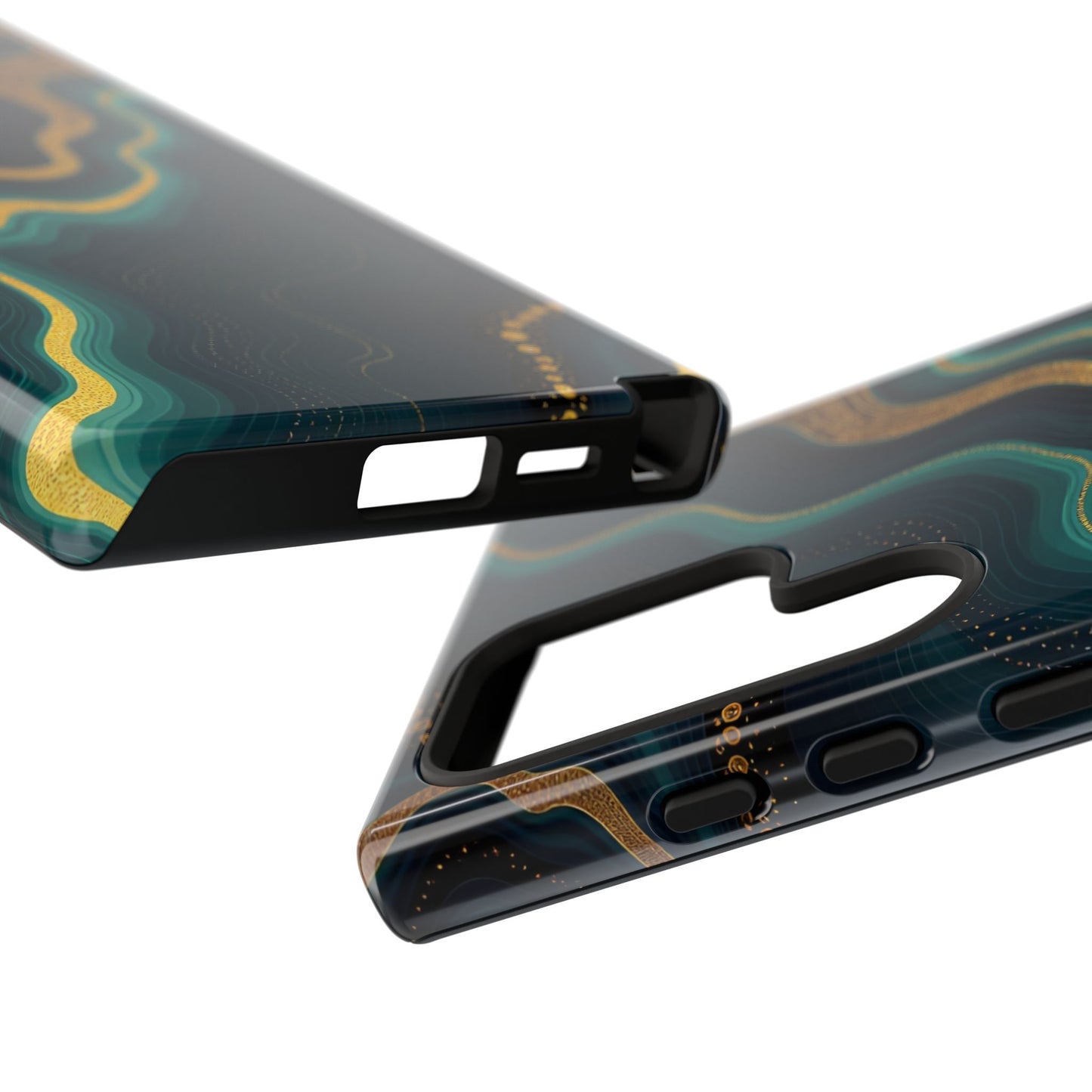 Elegant Phone Case, Geode Phone Protector, Stylish Protective Cover, Unique Gift for Him, Trendy Tech Accessory
