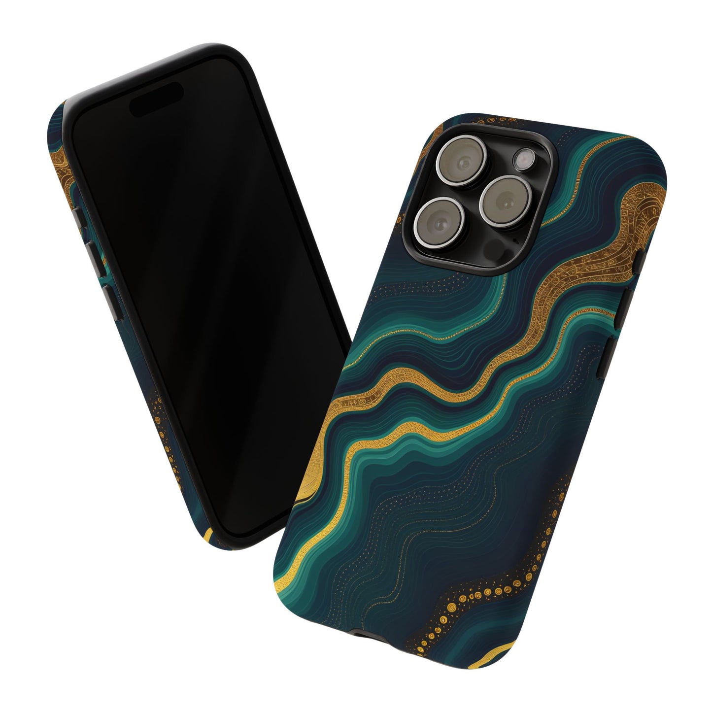 Elegant Phone Case, Geode Phone Protector, Stylish Protective Cover, Unique Gift for Him, Trendy Tech Accessory