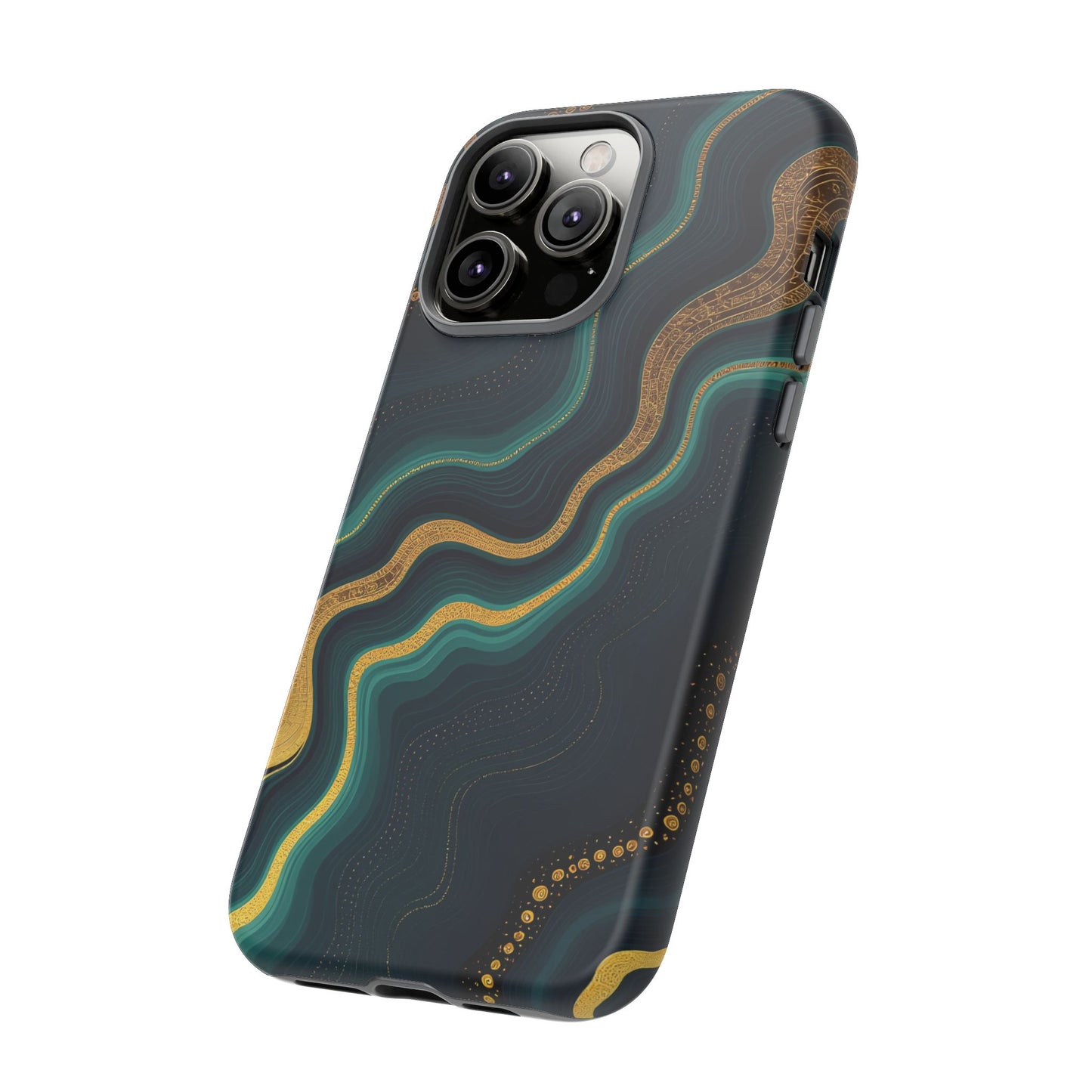 Elegant Phone Case, Geode Phone Protector, Stylish Protective Cover, Unique Gift for Him, Trendy Tech Accessory