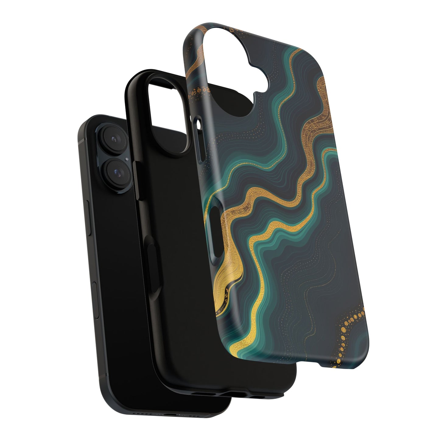 Elegant Phone Case, Geode Phone Protector, Stylish Protective Cover, Unique Gift for Him, Trendy Tech Accessory