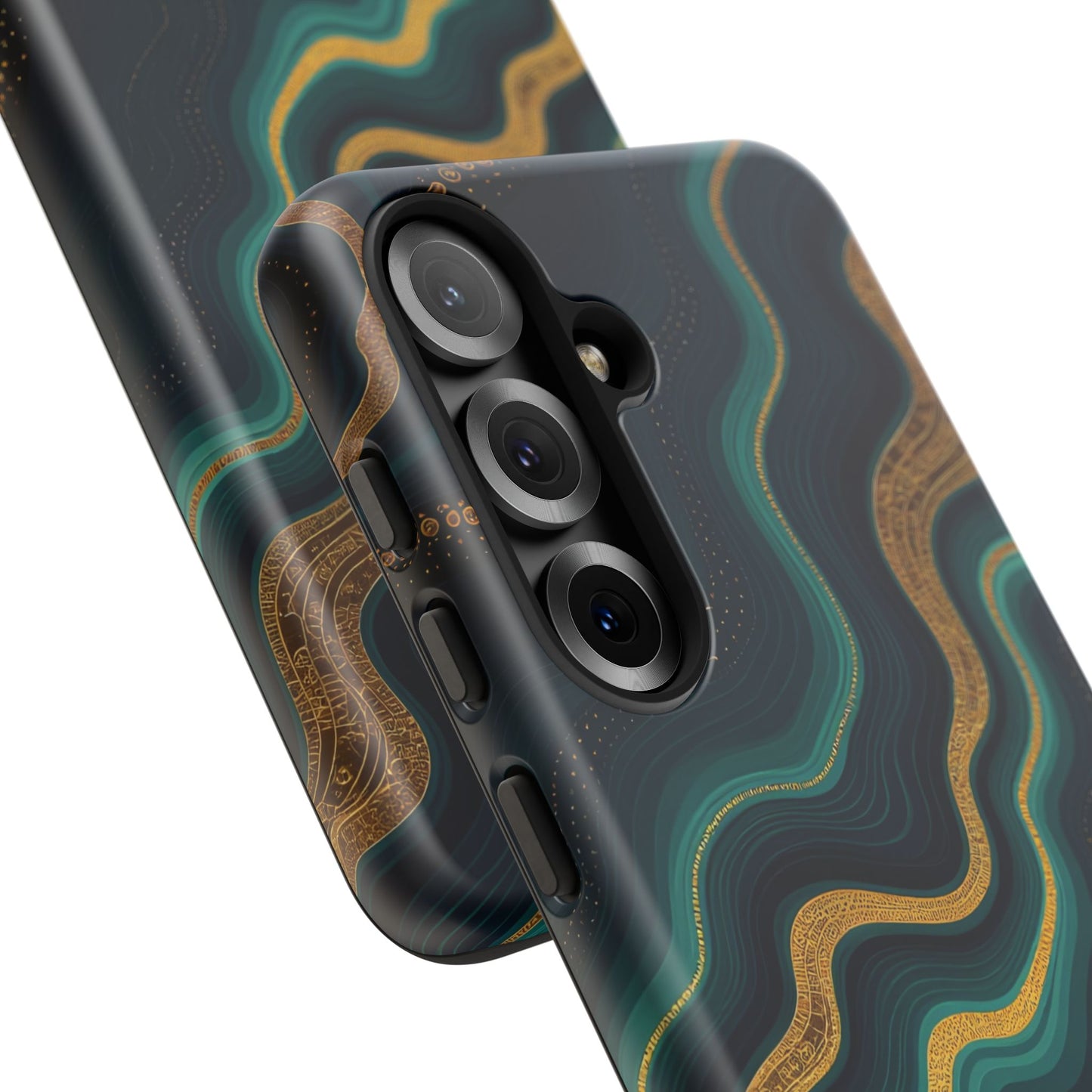 Elegant Phone Case, Geode Phone Protector, Stylish Protective Cover, Unique Gift for Him, Trendy Tech Accessory