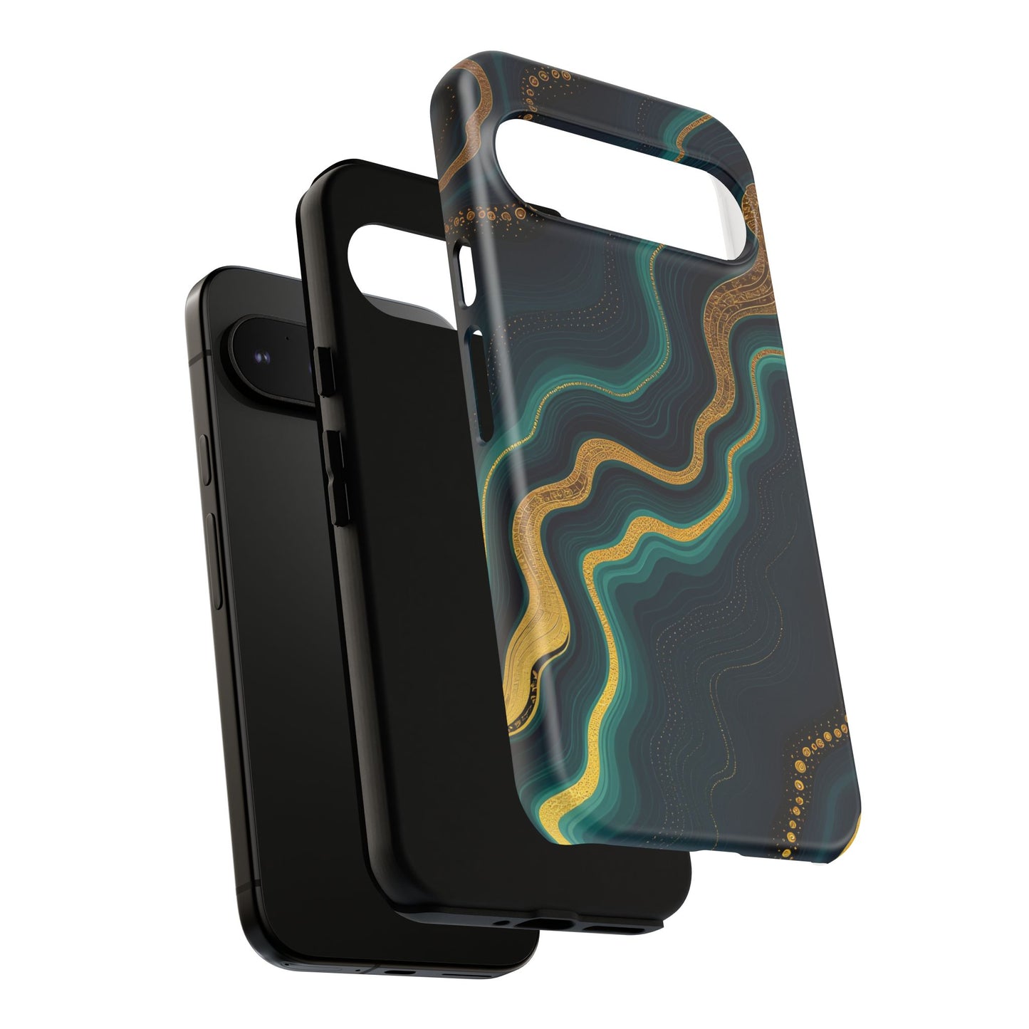 Elegant Phone Case, Geode Phone Protector, Stylish Protective Cover, Unique Gift for Him, Trendy Tech Accessory