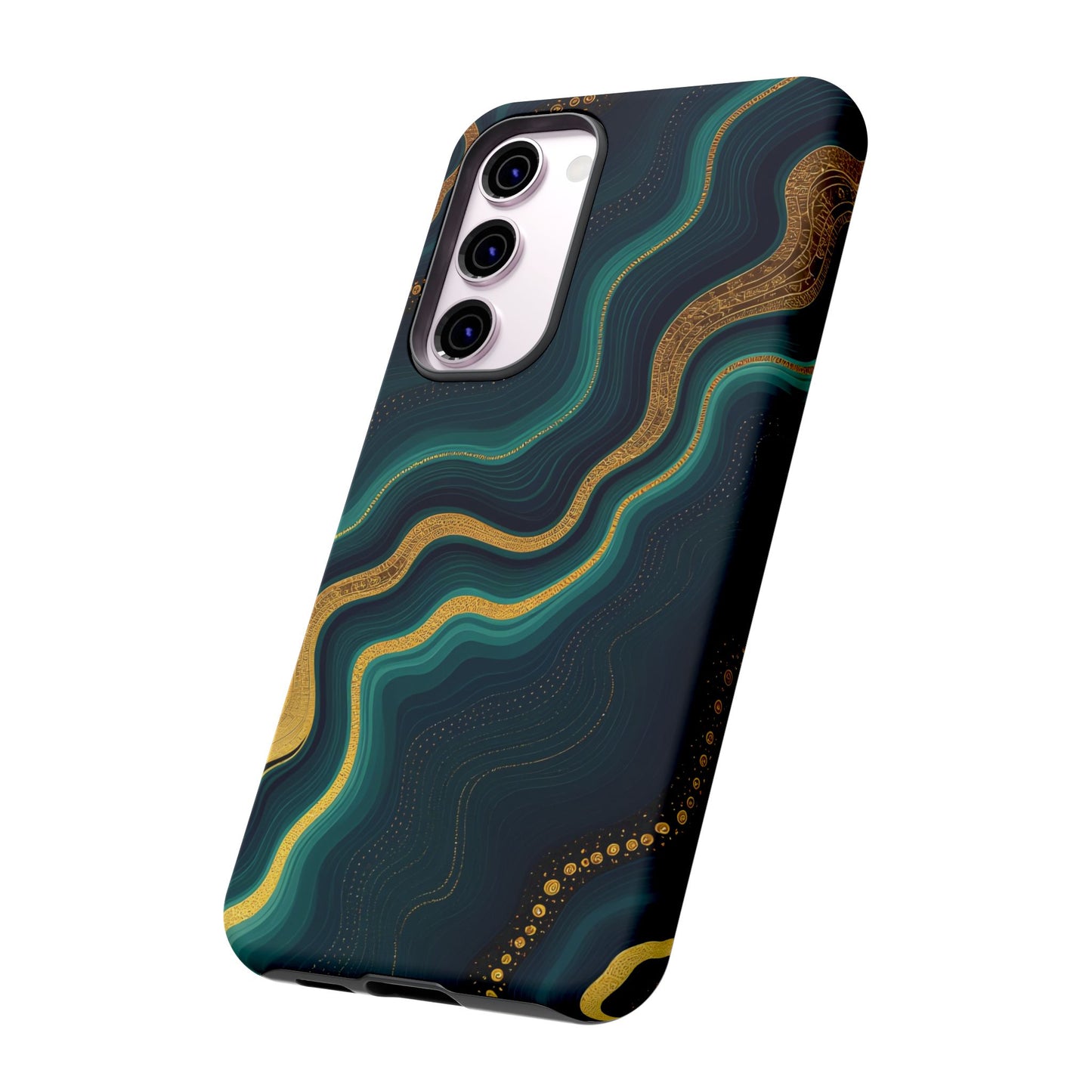 Elegant Phone Case, Geode Phone Protector, Stylish Protective Cover, Unique Gift for Him, Trendy Tech Accessory
