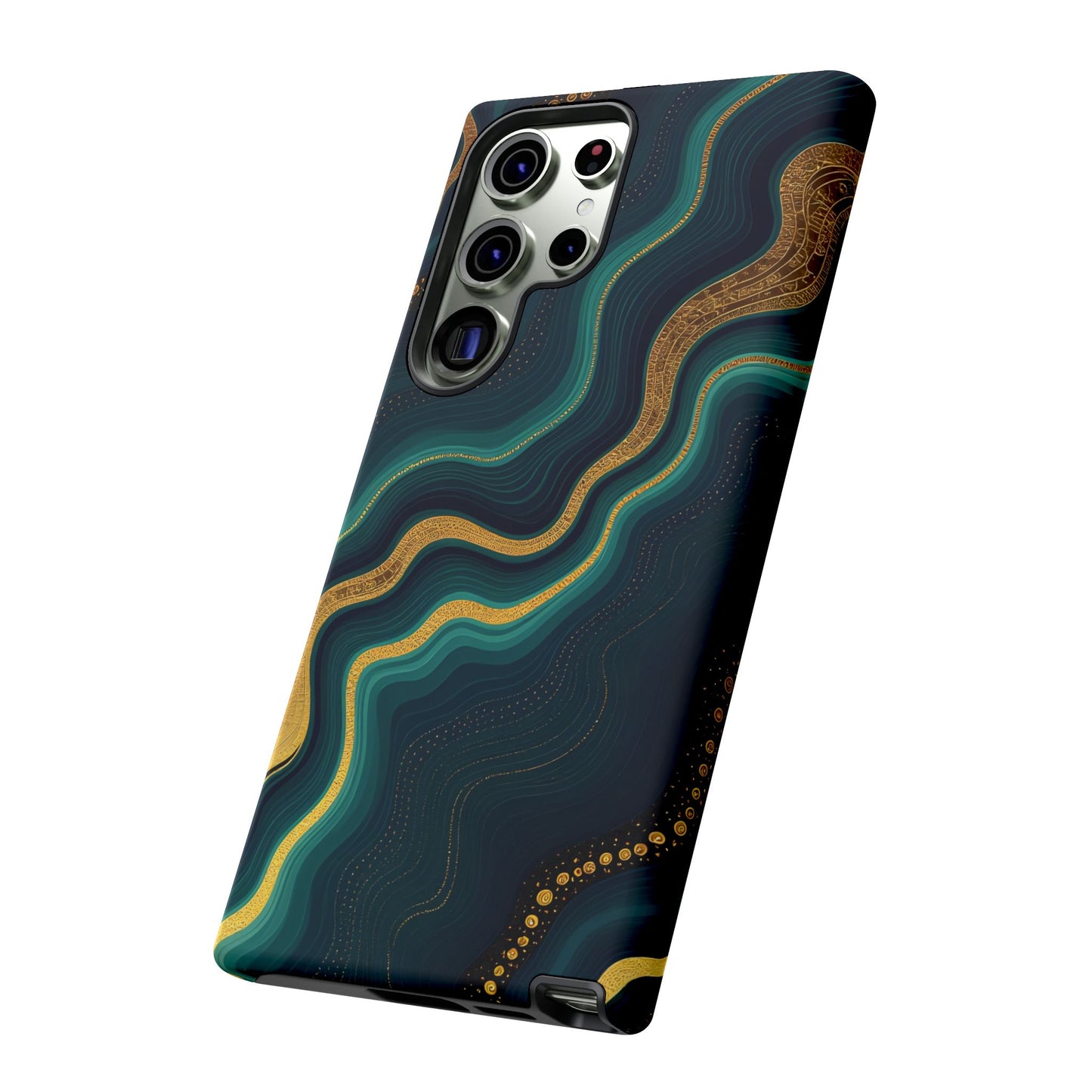 Elegant Phone Case, Geode Phone Protector, Stylish Protective Cover, Unique Gift for Him, Trendy Tech Accessory