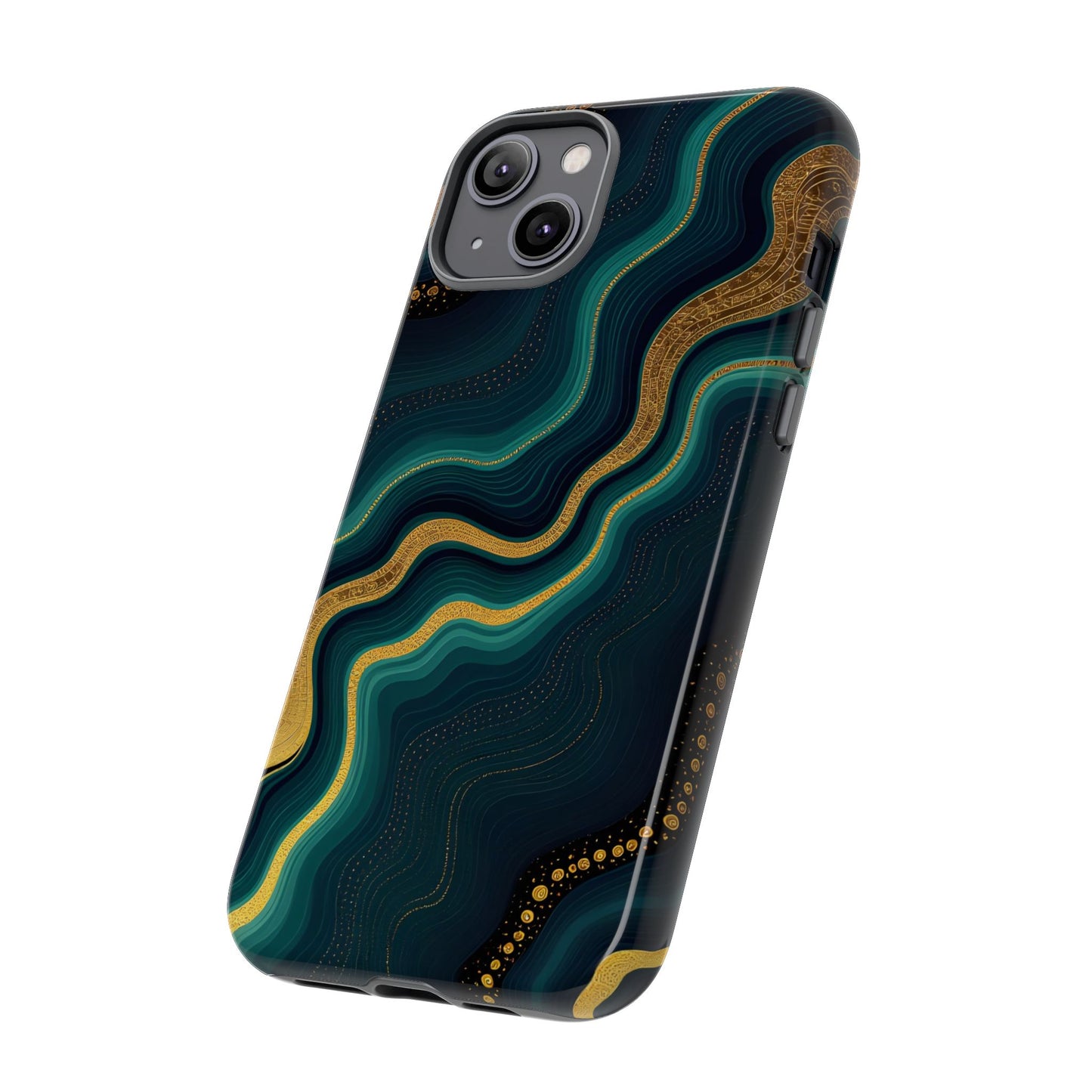 Elegant Phone Case, Geode Phone Protector, Stylish Protective Cover, Unique Gift for Him, Trendy Tech Accessory