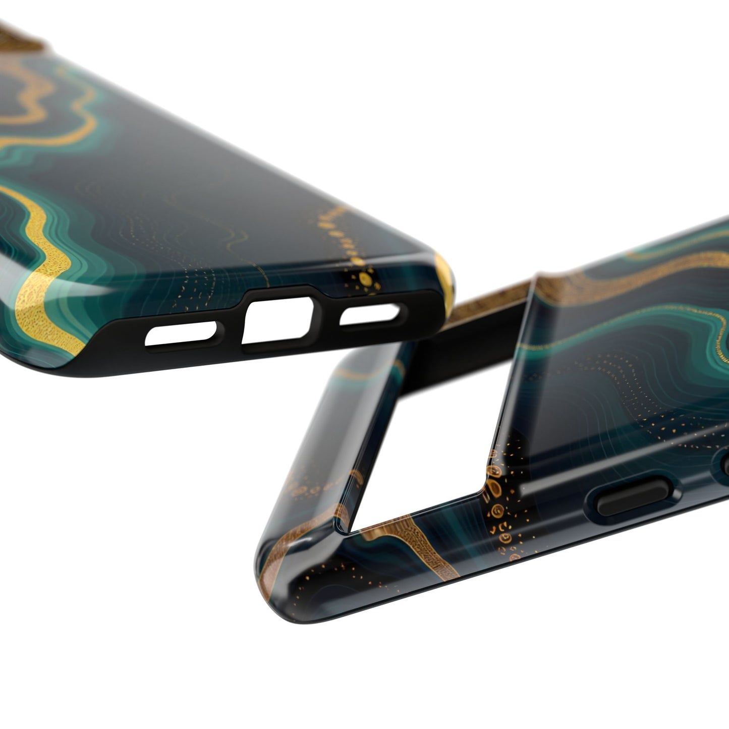 Elegant Phone Case, Geode Phone Protector, Stylish Protective Cover, Unique Gift for Him, Trendy Tech Accessory
