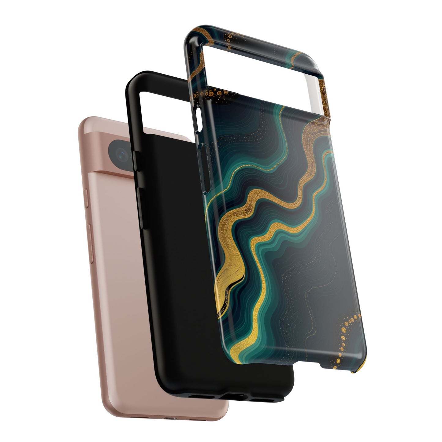 Elegant Phone Case, Geode Phone Protector, Stylish Protective Cover, Unique Gift for Him, Trendy Tech Accessory