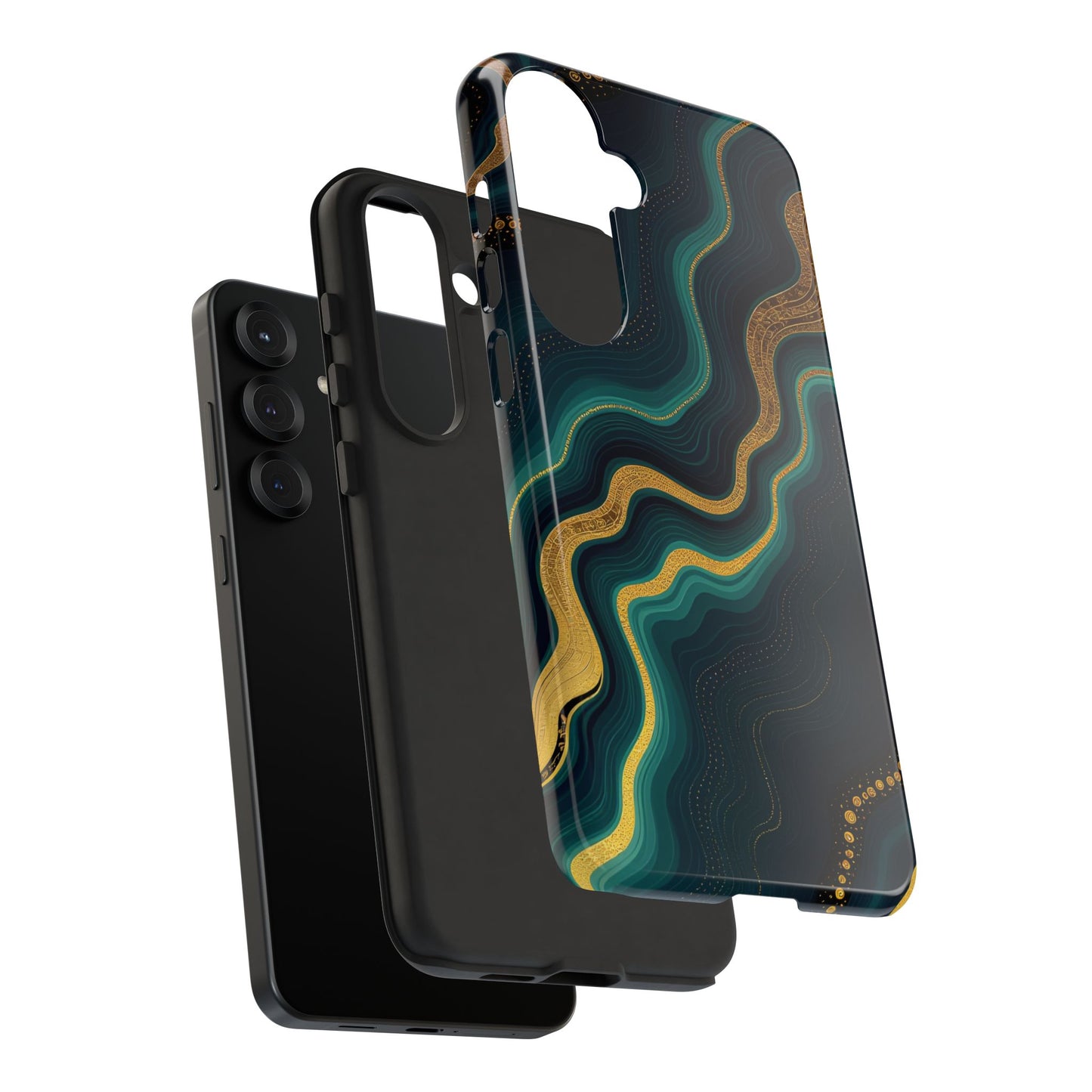 Elegant Phone Case, Geode Phone Protector, Stylish Protective Cover, Unique Gift for Him, Trendy Tech Accessory