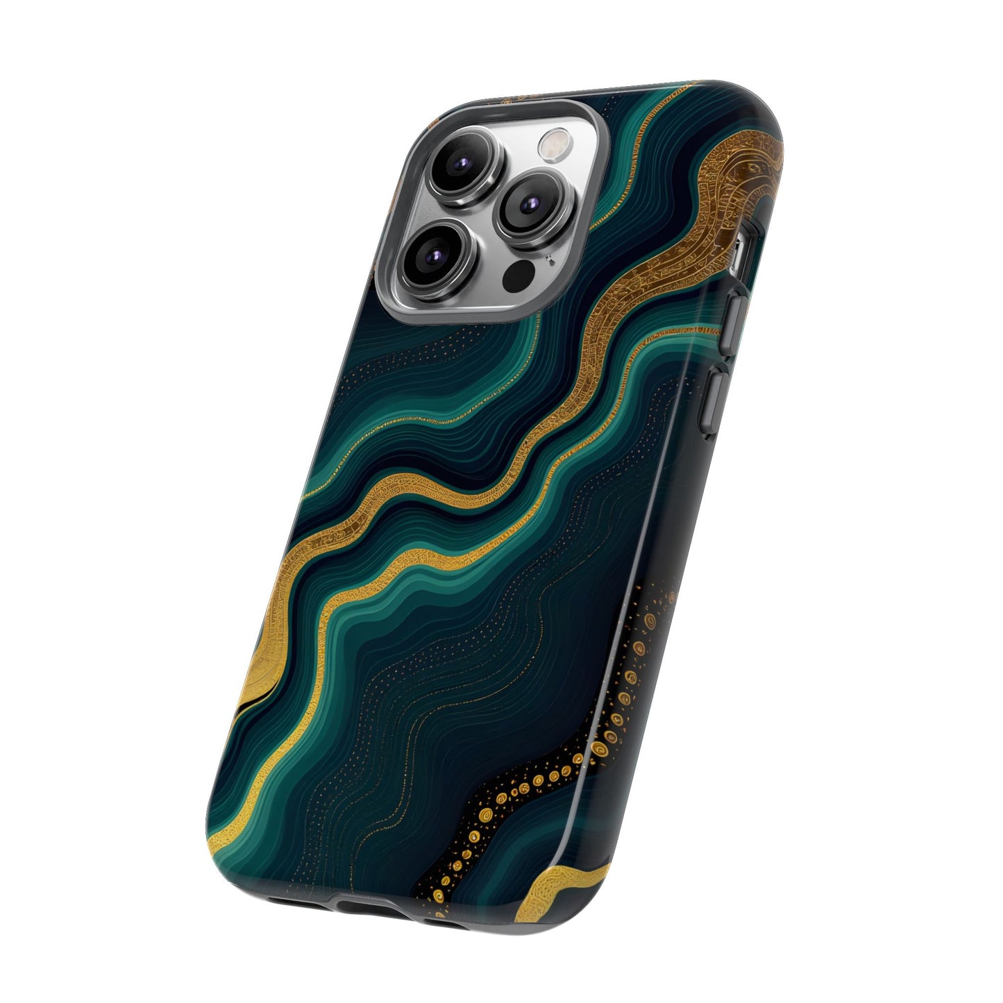 Elegant Phone Case, Geode Phone Protector, Stylish Protective Cover, Unique Gift for Him, Trendy Tech Accessory