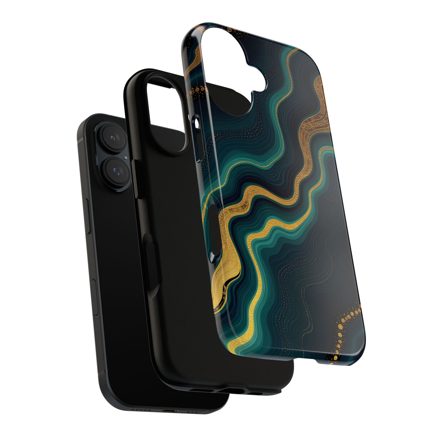 Elegant Phone Case, Geode Phone Protector, Stylish Protective Cover, Unique Gift for Him, Trendy Tech Accessory