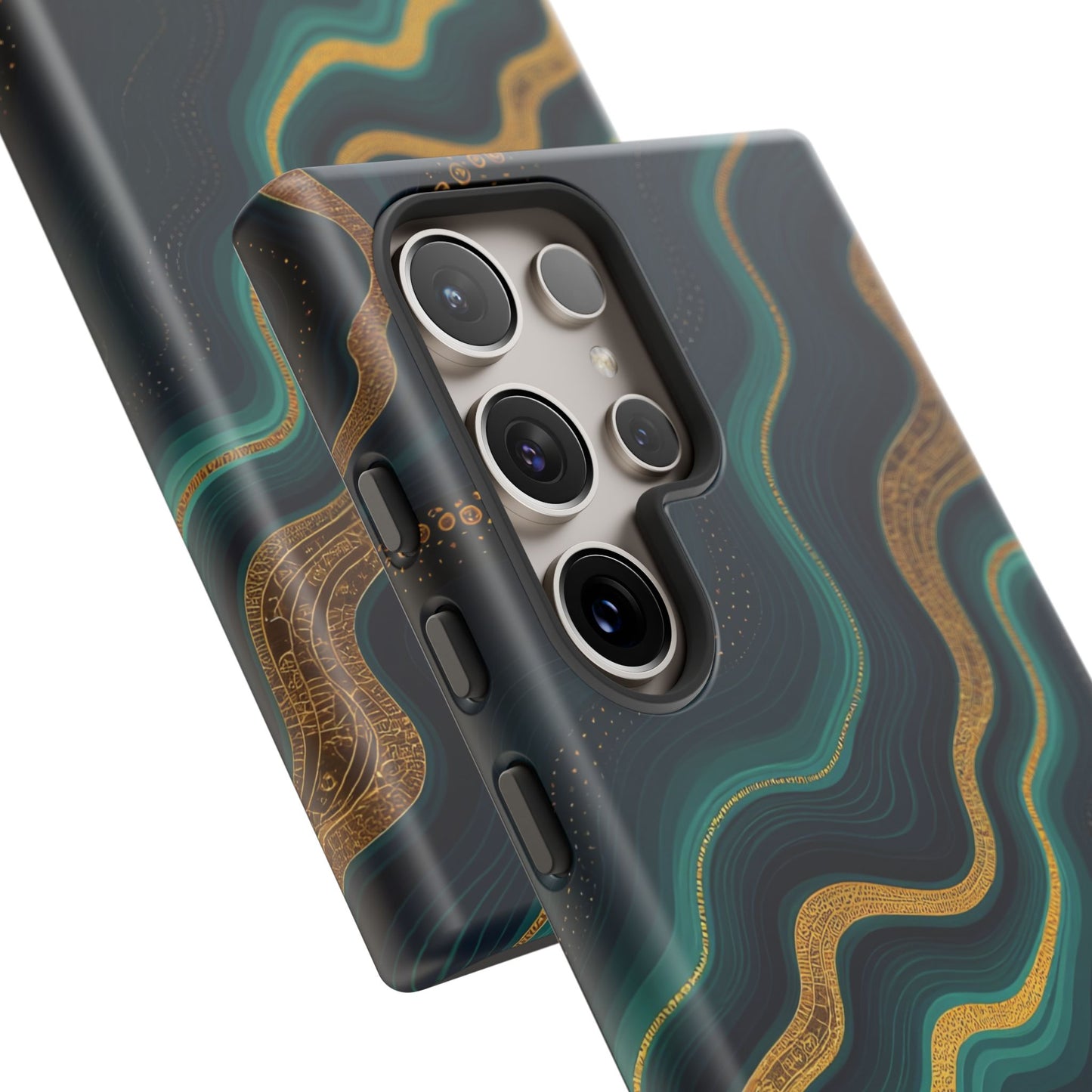 Elegant Phone Case, Geode Phone Protector, Stylish Protective Cover, Unique Gift for Him, Trendy Tech Accessory