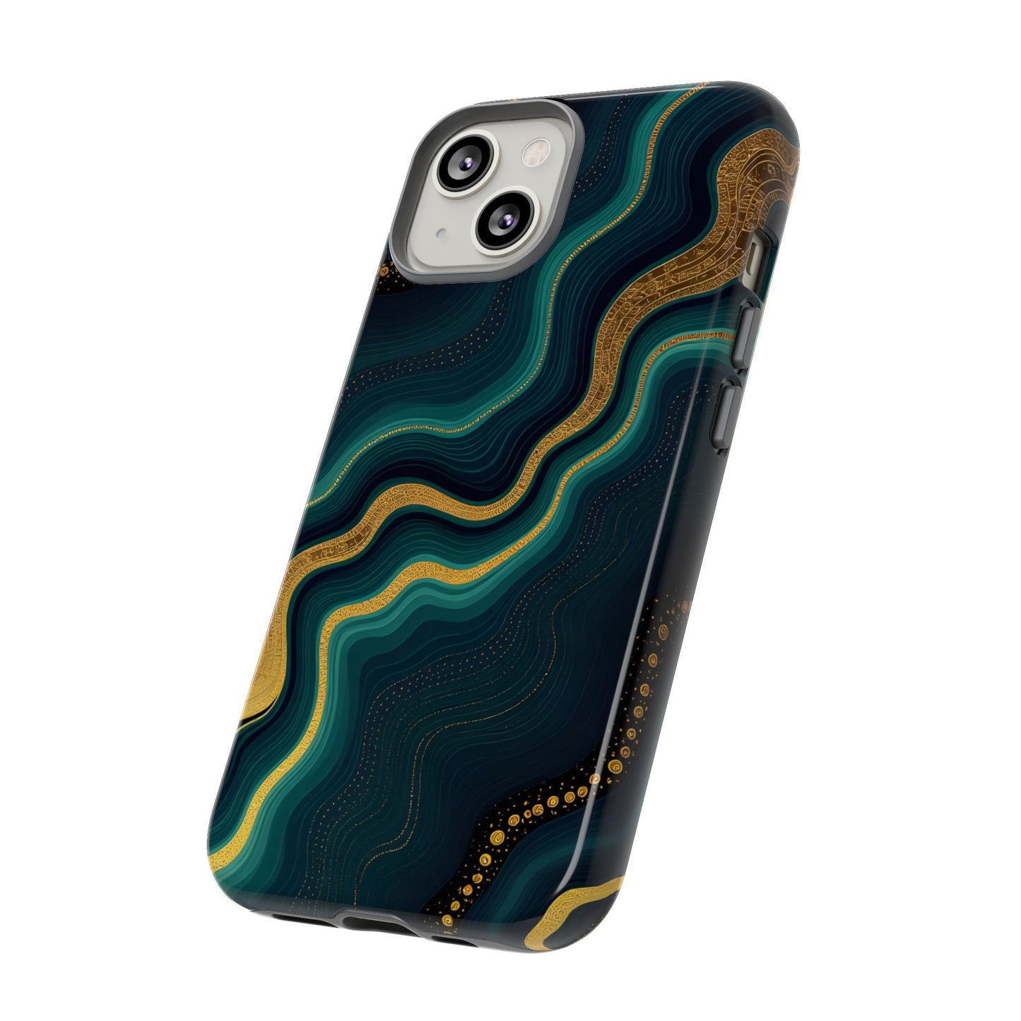 Elegant Phone Case, Geode Phone Protector, Stylish Protective Cover, Unique Gift for Him, Trendy Tech Accessory