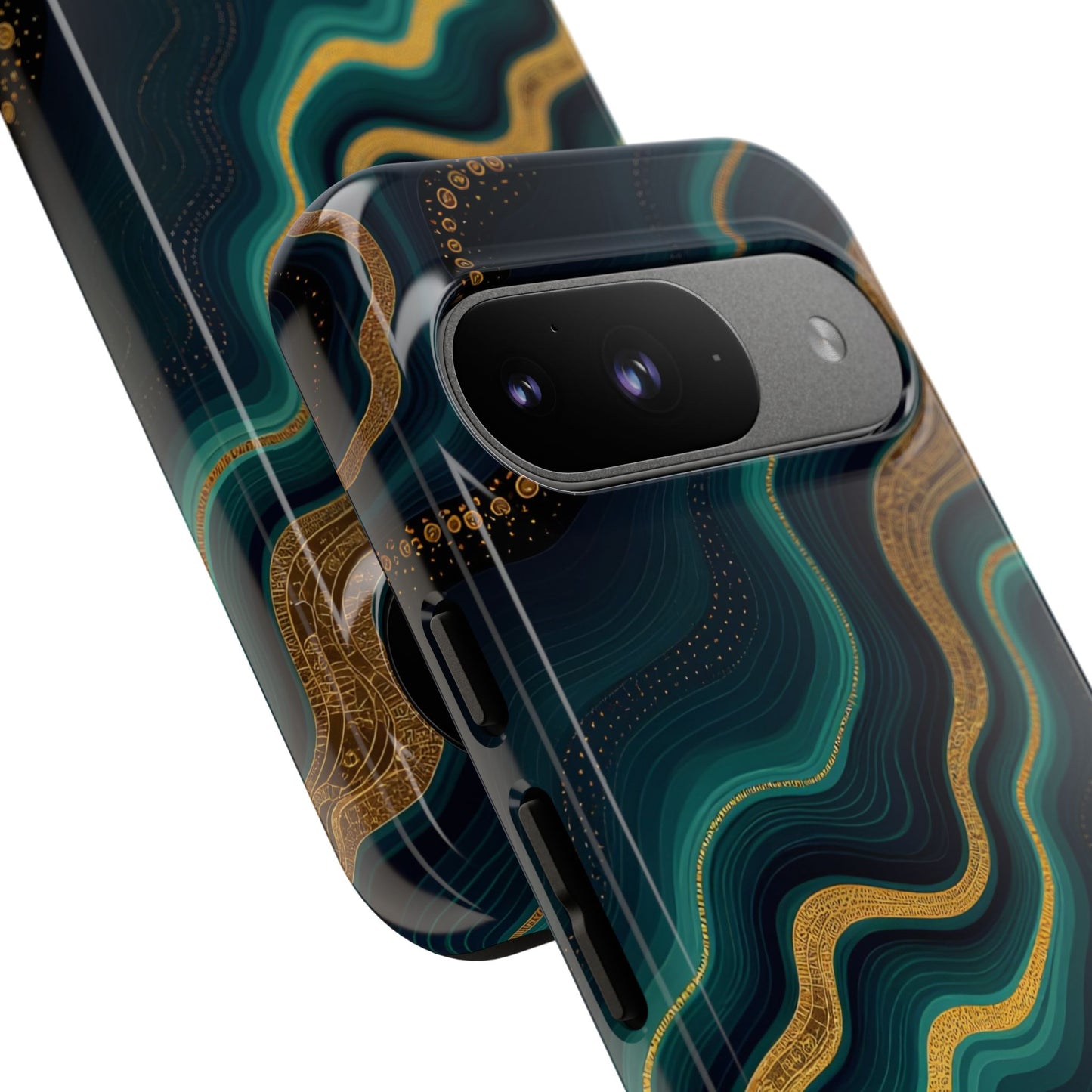 Elegant Phone Case, Geode Phone Protector, Stylish Protective Cover, Unique Gift for Him, Trendy Tech Accessory