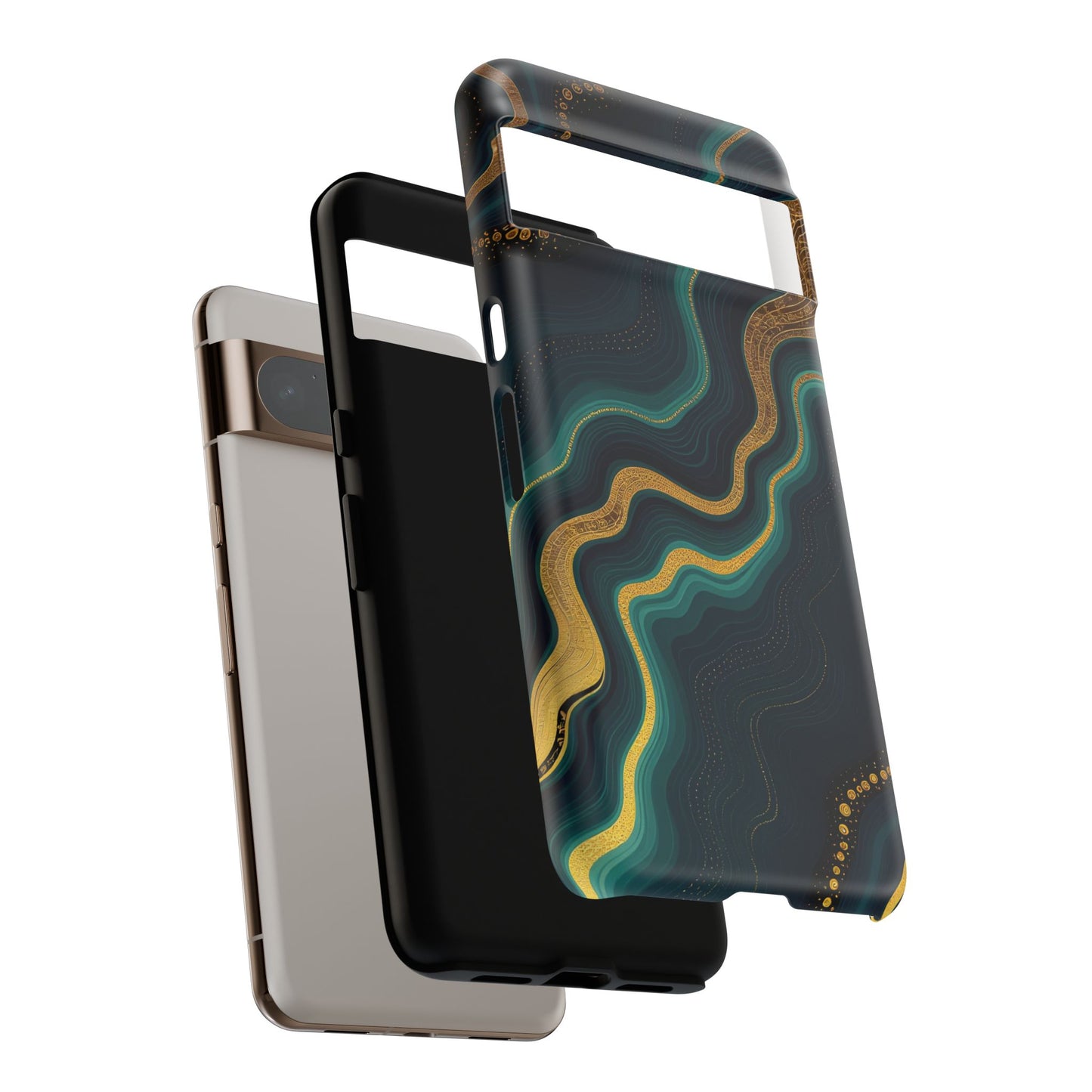 Elegant Phone Case, Geode Phone Protector, Stylish Protective Cover, Unique Gift for Him, Trendy Tech Accessory