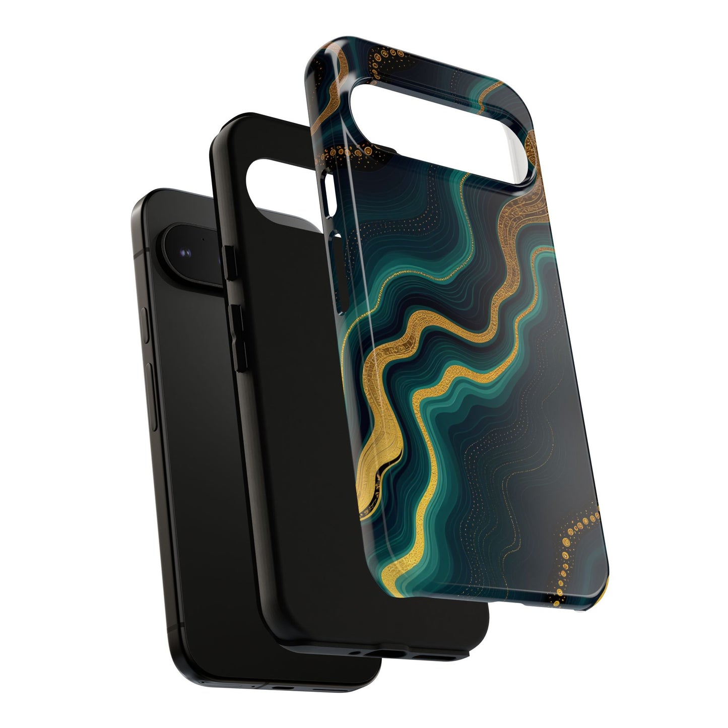 Elegant Phone Case, Geode Phone Protector, Stylish Protective Cover, Unique Gift for Him, Trendy Tech Accessory