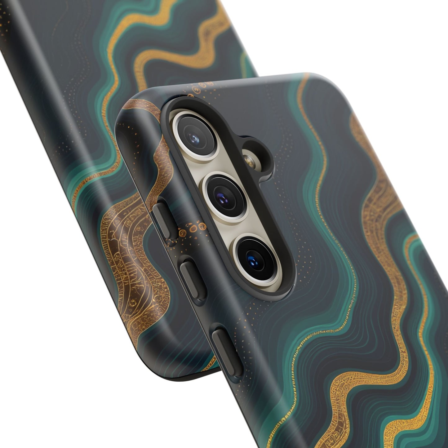 Elegant Phone Case, Geode Phone Protector, Stylish Protective Cover, Unique Gift for Him, Trendy Tech Accessory