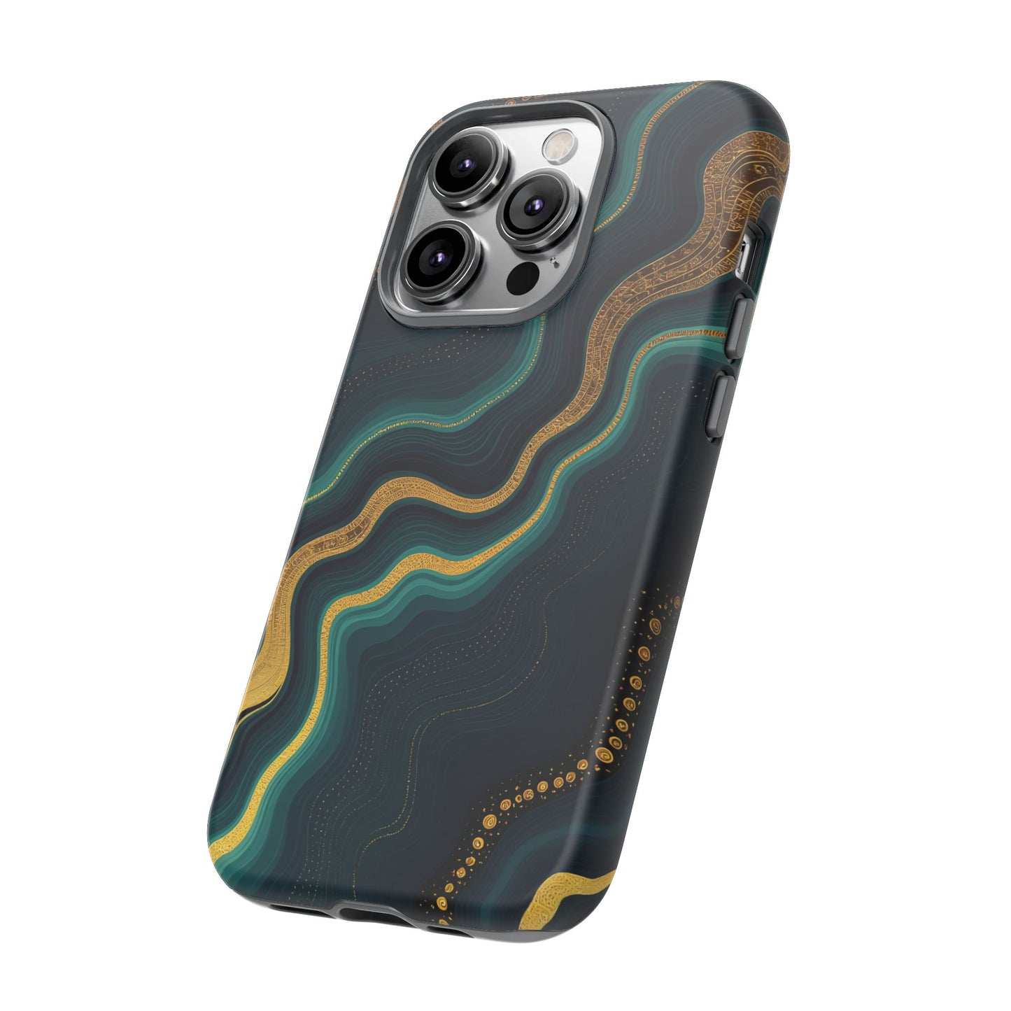 Elegant Phone Case, Geode Phone Protector, Stylish Protective Cover, Unique Gift for Him, Trendy Tech Accessory