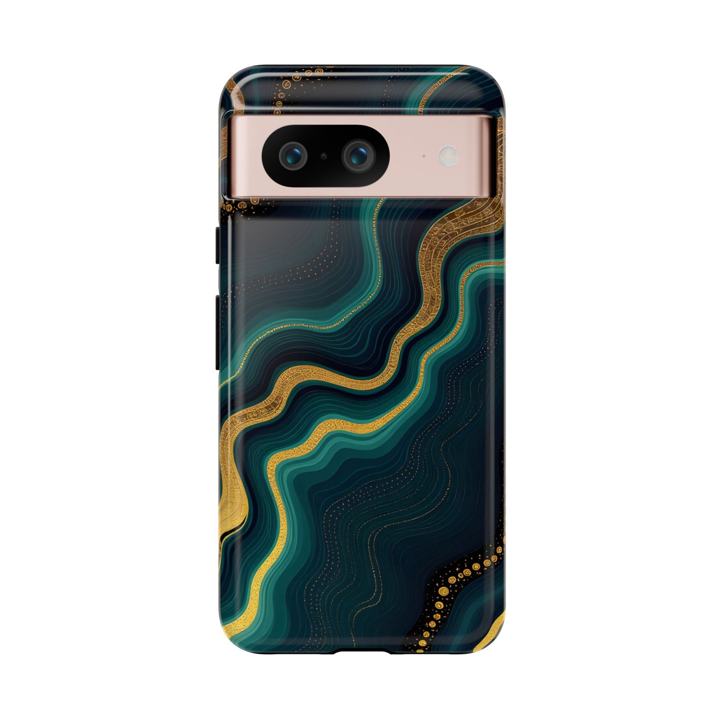 Elegant Phone Case, Geode Phone Protector, Stylish Protective Cover, Unique Gift for Him, Trendy Tech Accessory