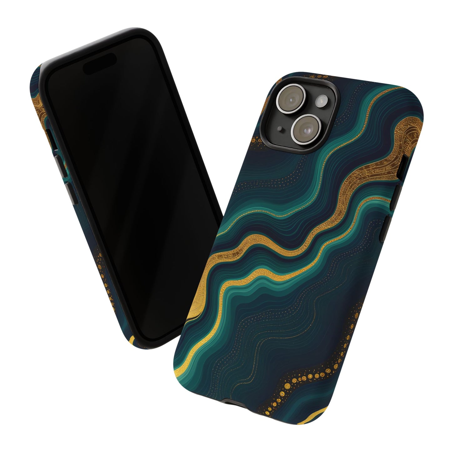 Elegant Phone Case, Geode Phone Protector, Stylish Protective Cover, Unique Gift for Him, Trendy Tech Accessory
