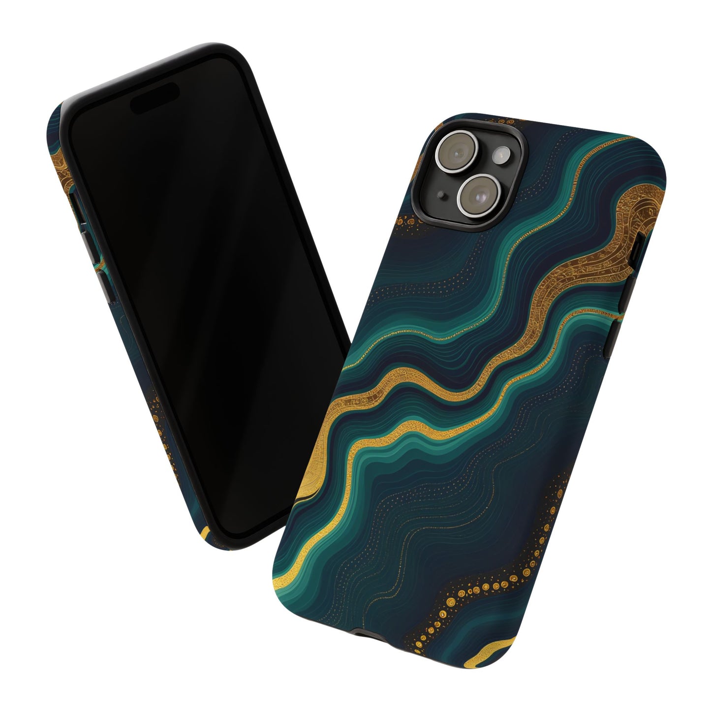 Elegant Phone Case, Geode Phone Protector, Stylish Protective Cover, Unique Gift for Him, Trendy Tech Accessory
