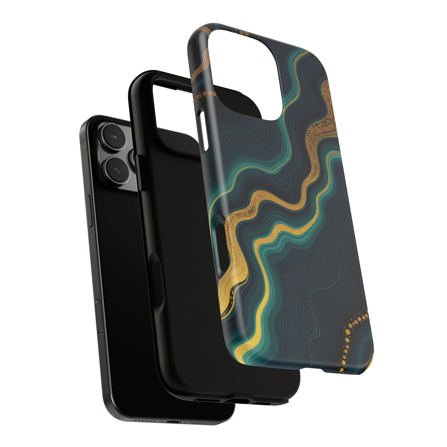 Elegant Phone Case, Geode Phone Protector, Stylish Protective Cover, Unique Gift for Him, Trendy Tech Accessory