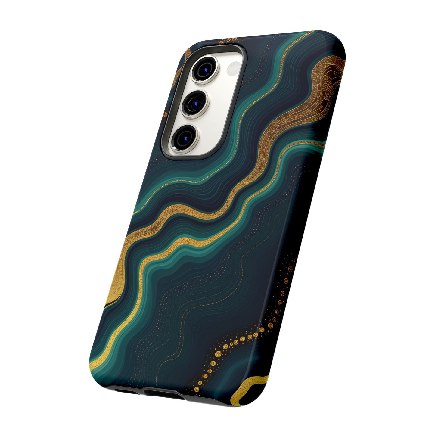 Elegant Phone Case, Geode Phone Protector, Stylish Protective Cover, Unique Gift for Him, Trendy Tech Accessory