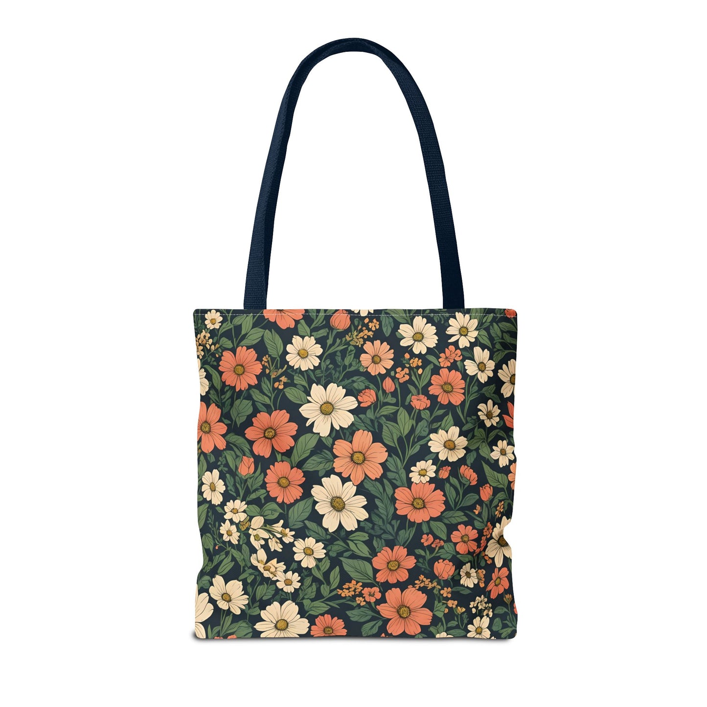 Tote Bag Floral Design Shopping Carry Travel Bag