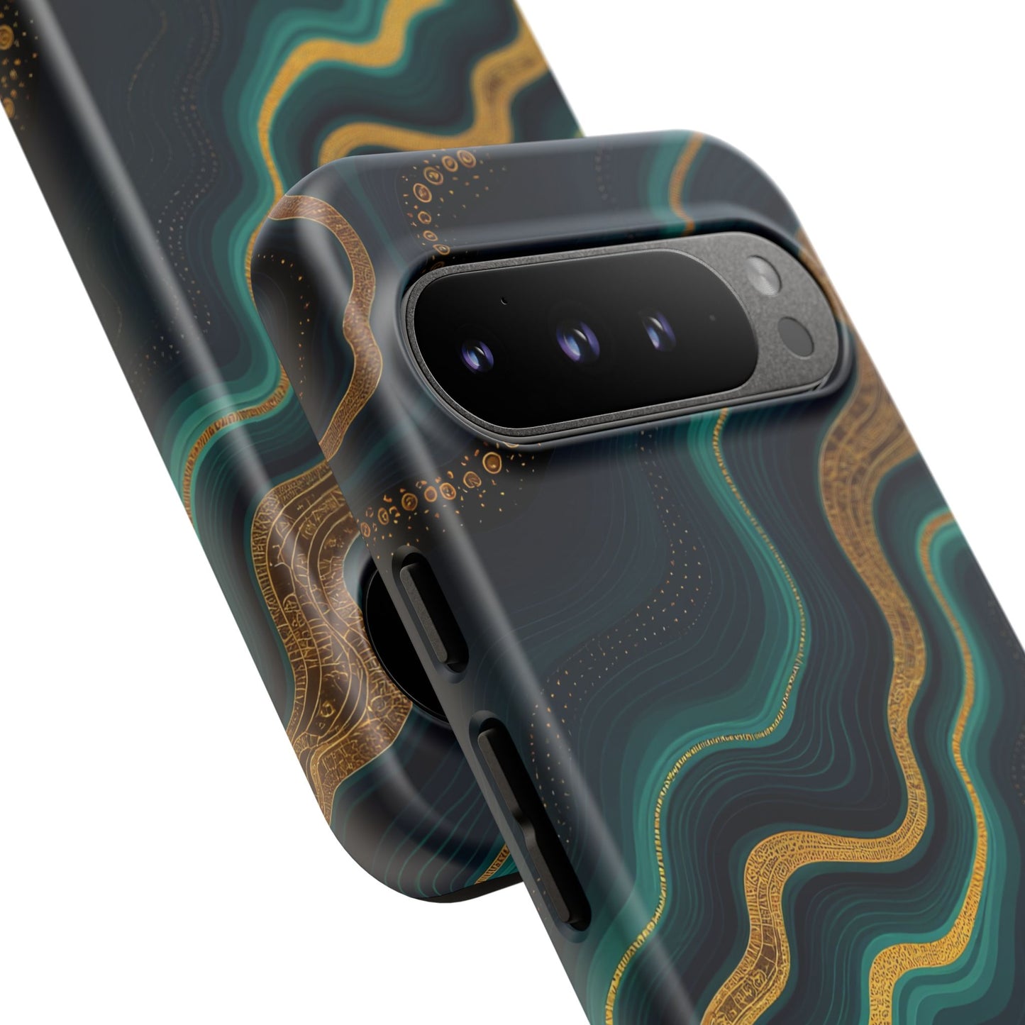 Elegant Phone Case, Geode Phone Protector, Stylish Protective Cover, Unique Gift for Him, Trendy Tech Accessory