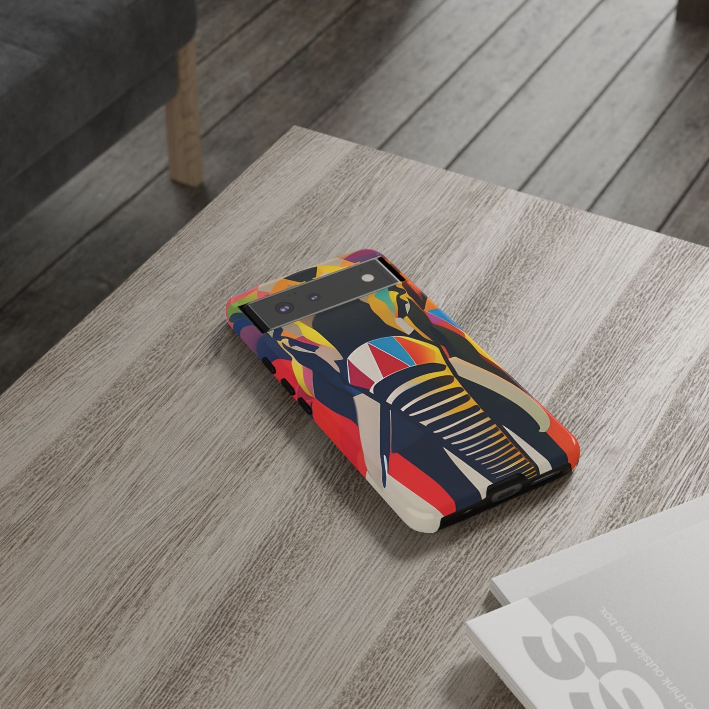 Elephant Print Tough phone Case,