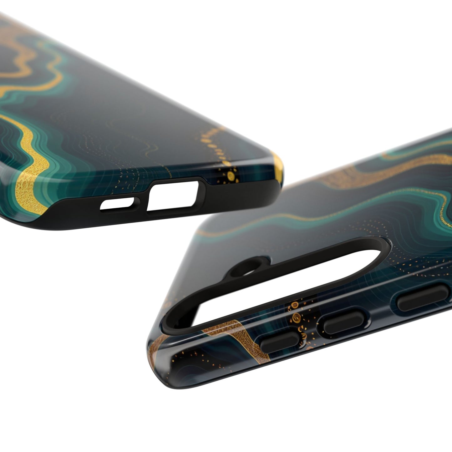 Elegant Phone Case, Geode Phone Protector, Stylish Protective Cover, Unique Gift for Him, Trendy Tech Accessory