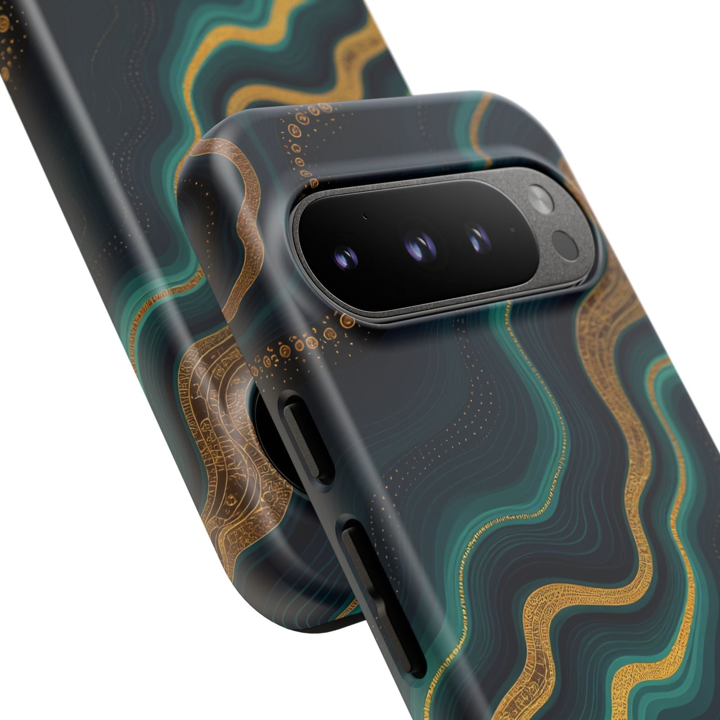 Elegant Phone Case, Geode Phone Protector, Stylish Protective Cover, Unique Gift for Him, Trendy Tech Accessory