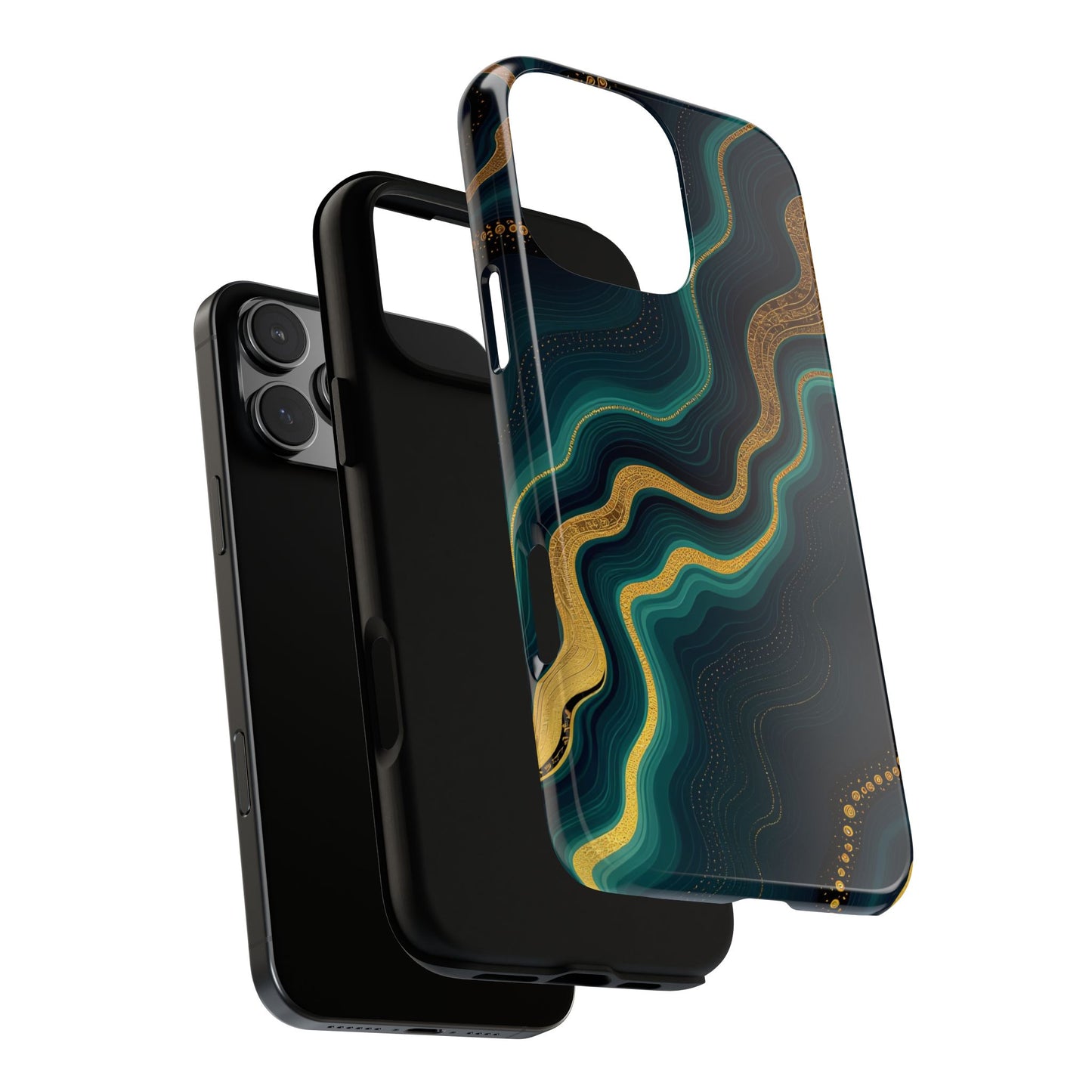 Elegant Phone Case, Geode Phone Protector, Stylish Protective Cover, Unique Gift for Him, Trendy Tech Accessory