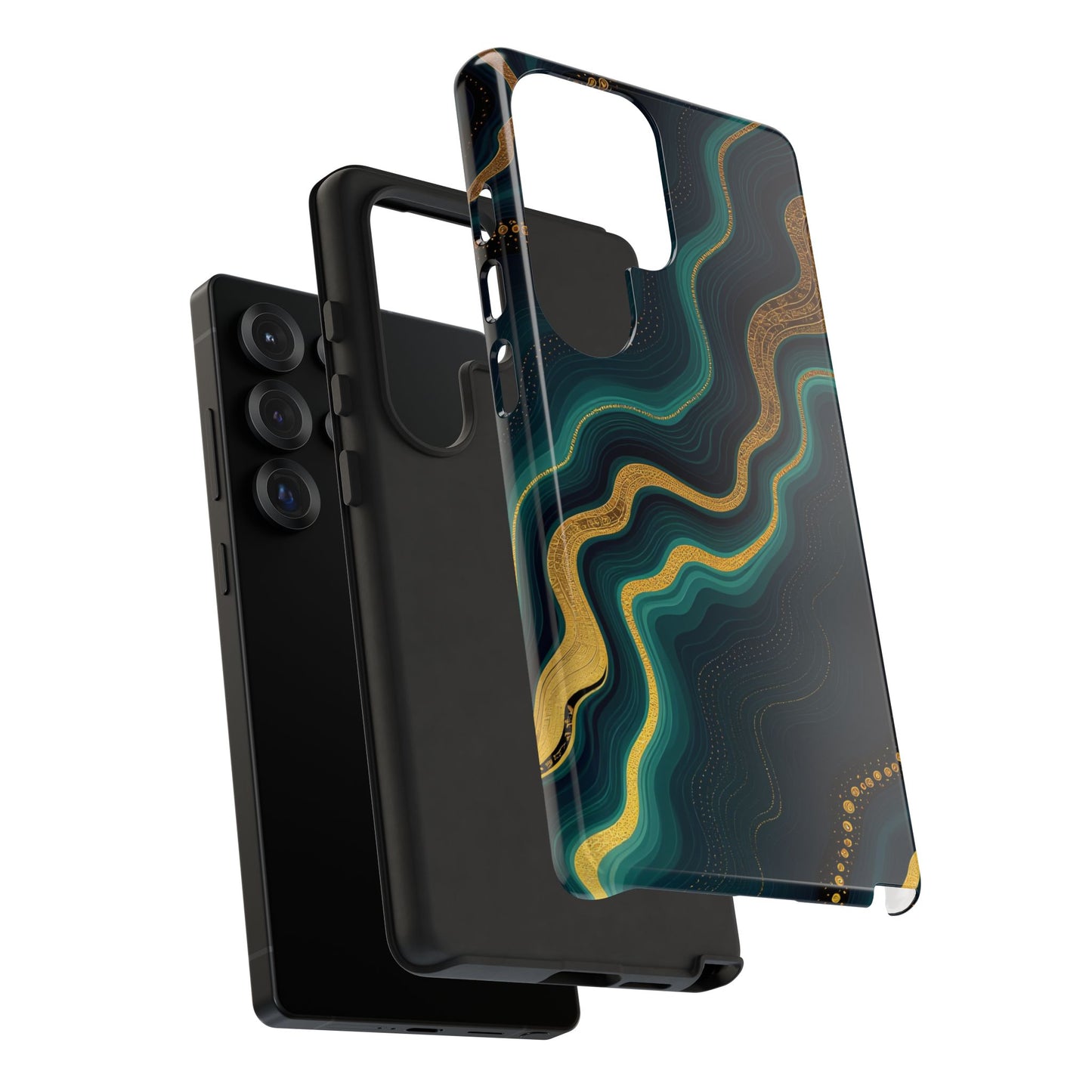 Elegant Phone Case, Geode Phone Protector, Stylish Protective Cover, Unique Gift for Him, Trendy Tech Accessory
