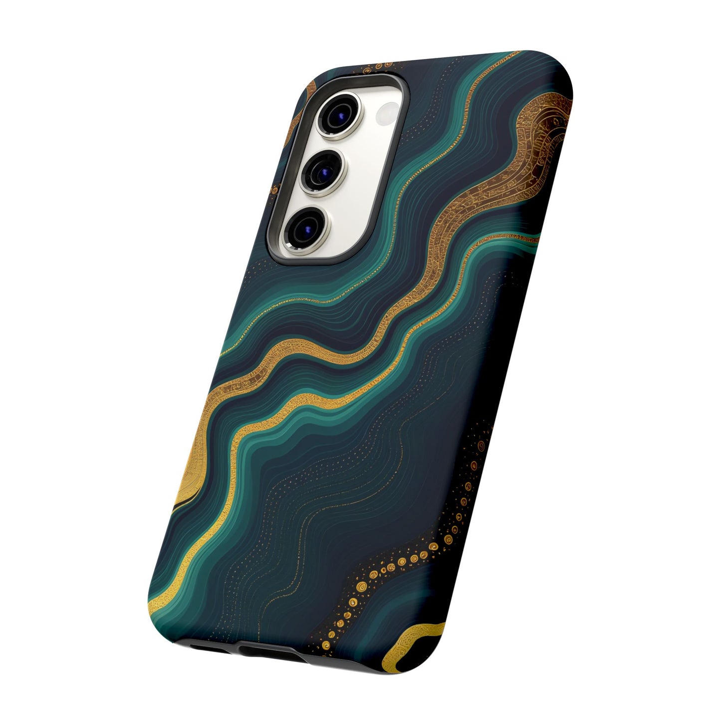 Elegant Phone Case, Geode Phone Protector, Stylish Protective Cover, Unique Gift for Him, Trendy Tech Accessory