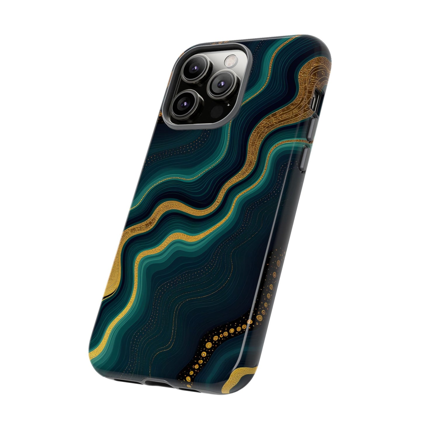 Elegant Phone Case, Geode Phone Protector, Stylish Protective Cover, Unique Gift for Him, Trendy Tech Accessory