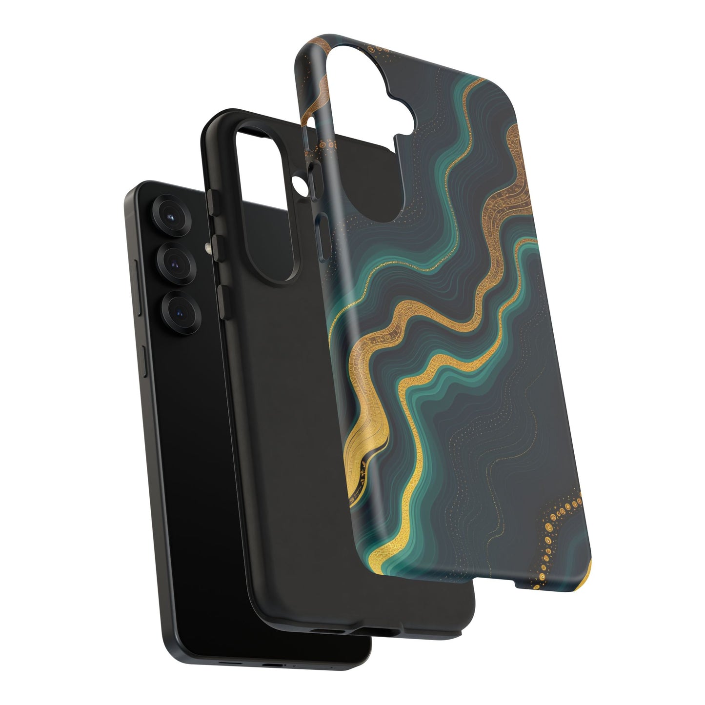 Elegant Phone Case, Geode Phone Protector, Stylish Protective Cover, Unique Gift for Him, Trendy Tech Accessory